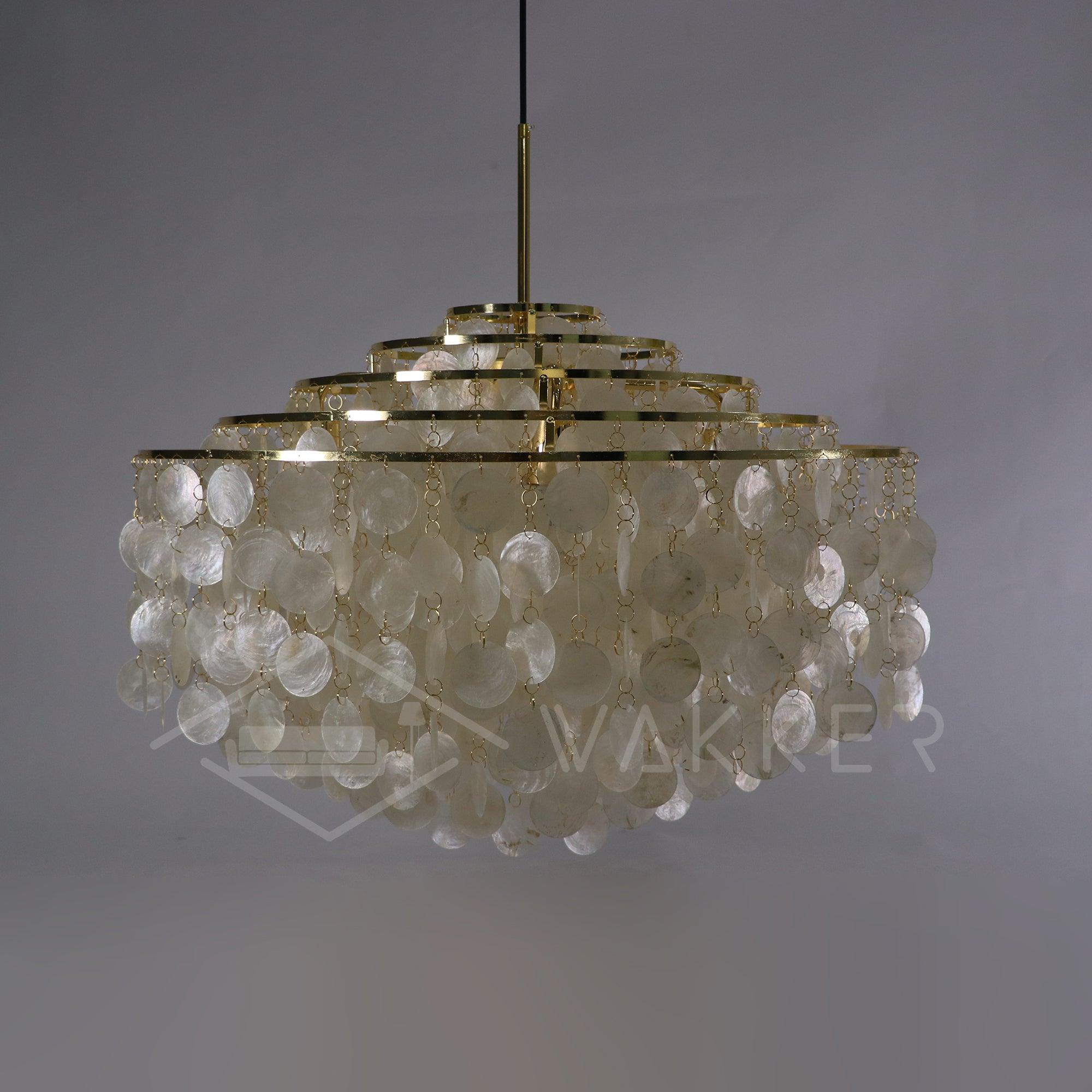 Round Shell Chandelier - Blowlighting