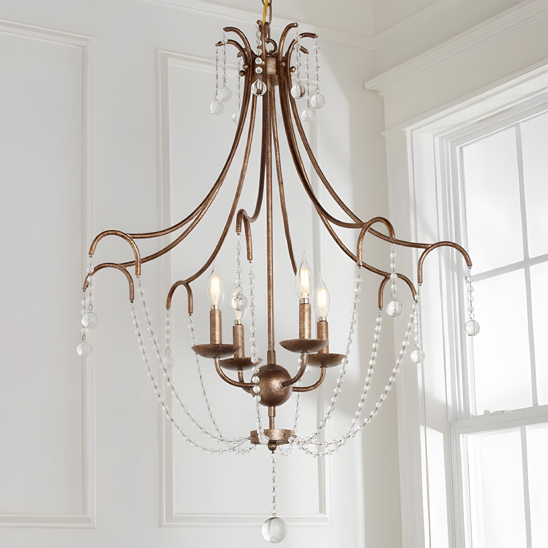 Fabio Vintage Crystal Chandelier
