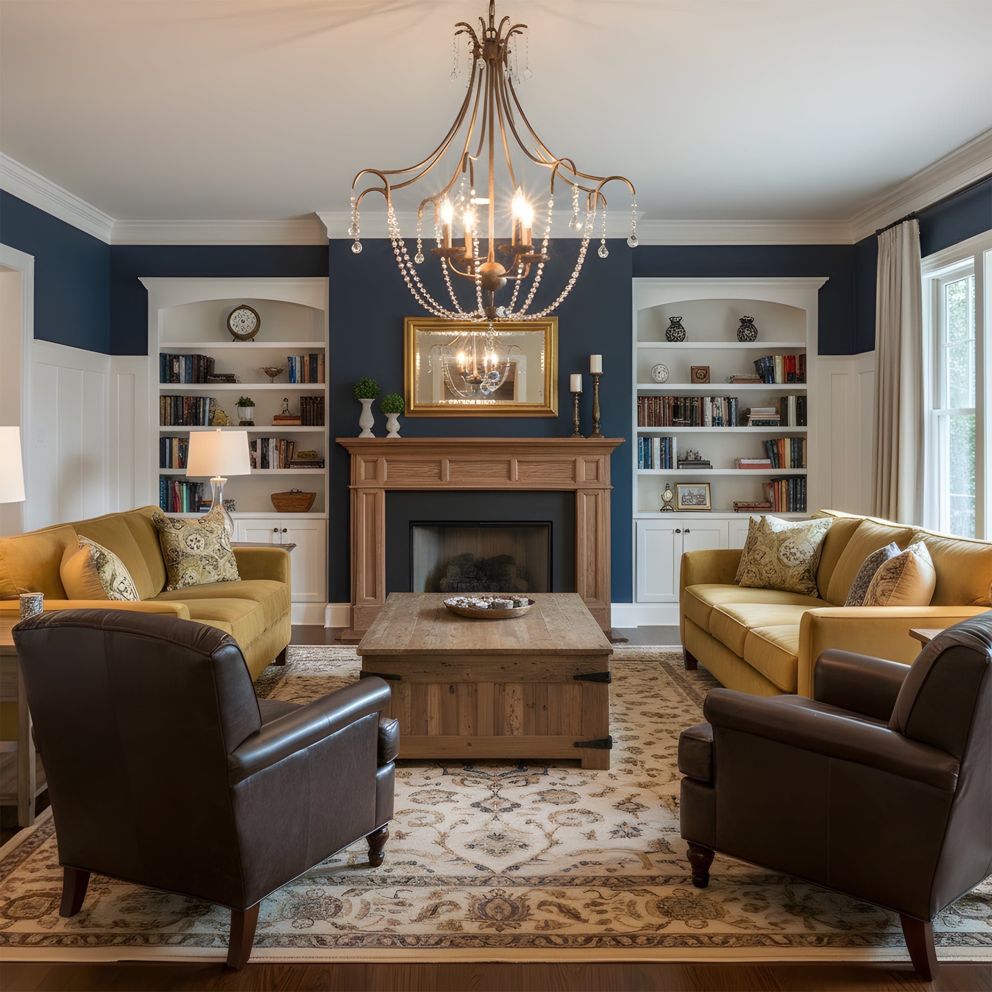 Fabio Vintage Crystal Chandelier