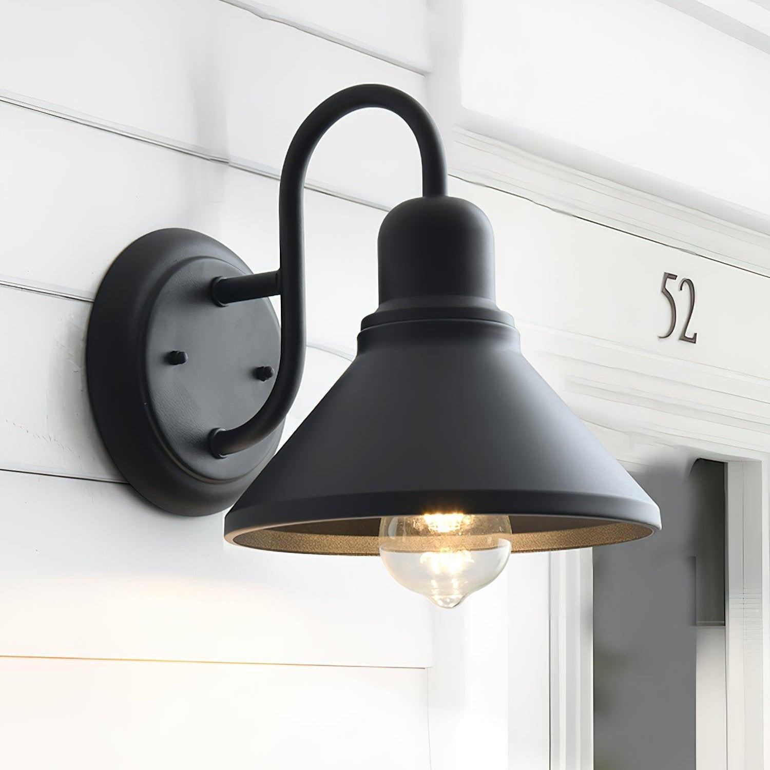 Ray Vintage Cone-shaped Ourdoor Wall Lamp - Blowlighting