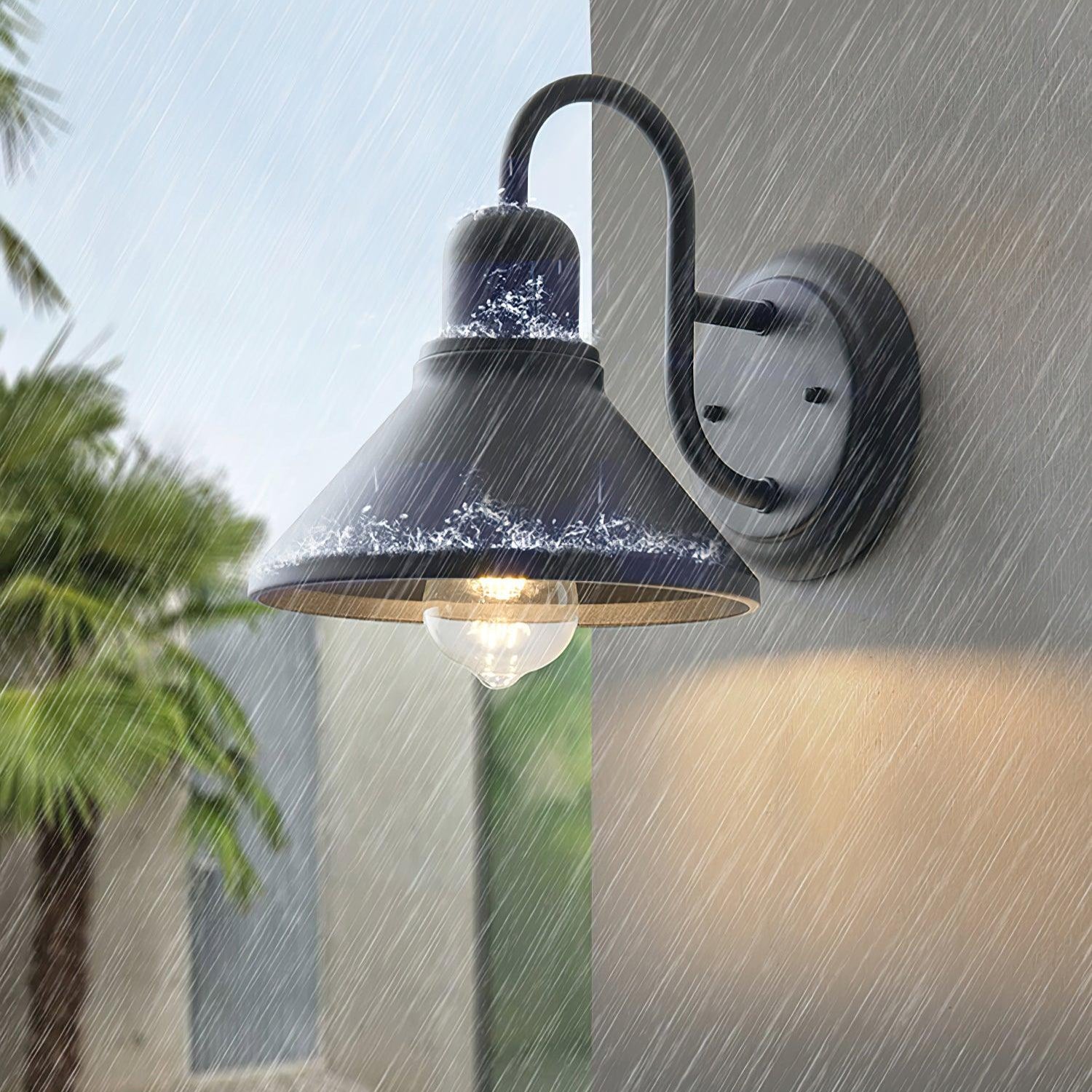 Ray Vintage Cone-shaped Ourdoor Wall Lamp - Blowlighting