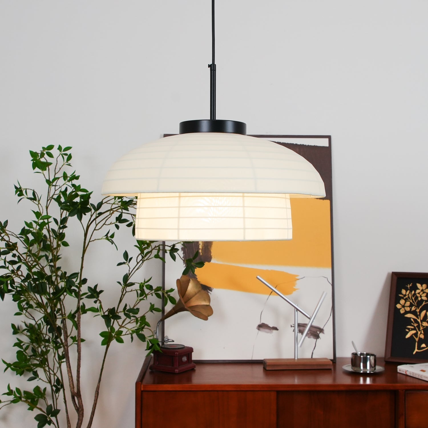 Fabric Art Hanging Lamp - Blowlighting