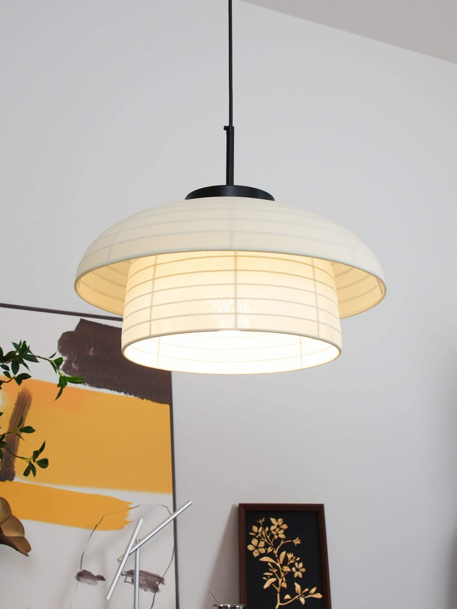 Fabric Art Hanging Lamp - Blowlighting