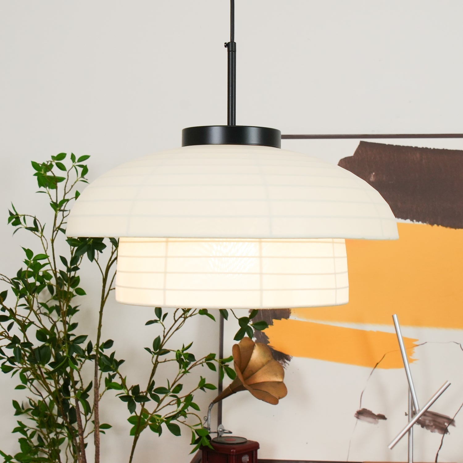 Fabric Art Hanging Lamp - Blowlighting