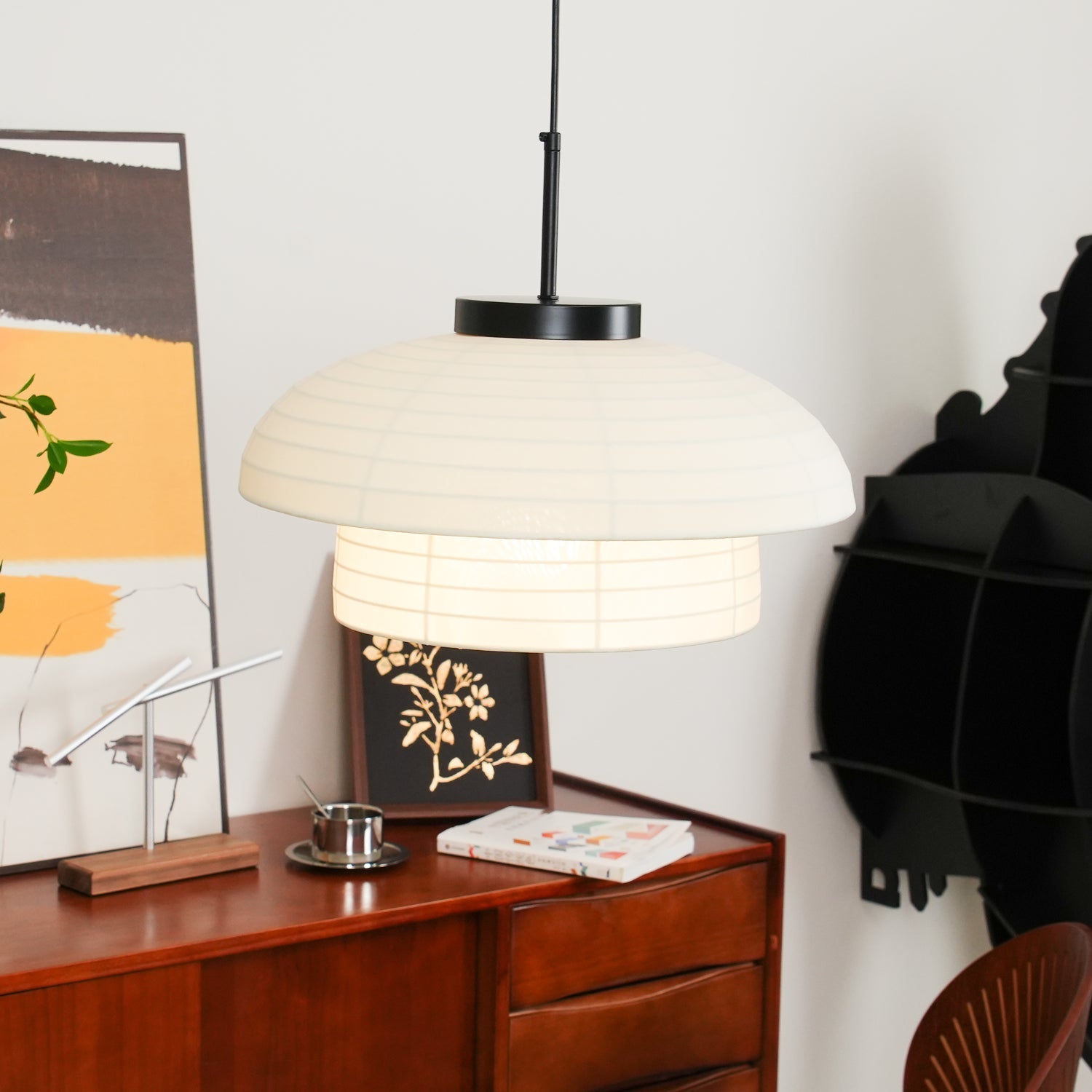 Fabric Art Hanging Lamp - Blowlighting
