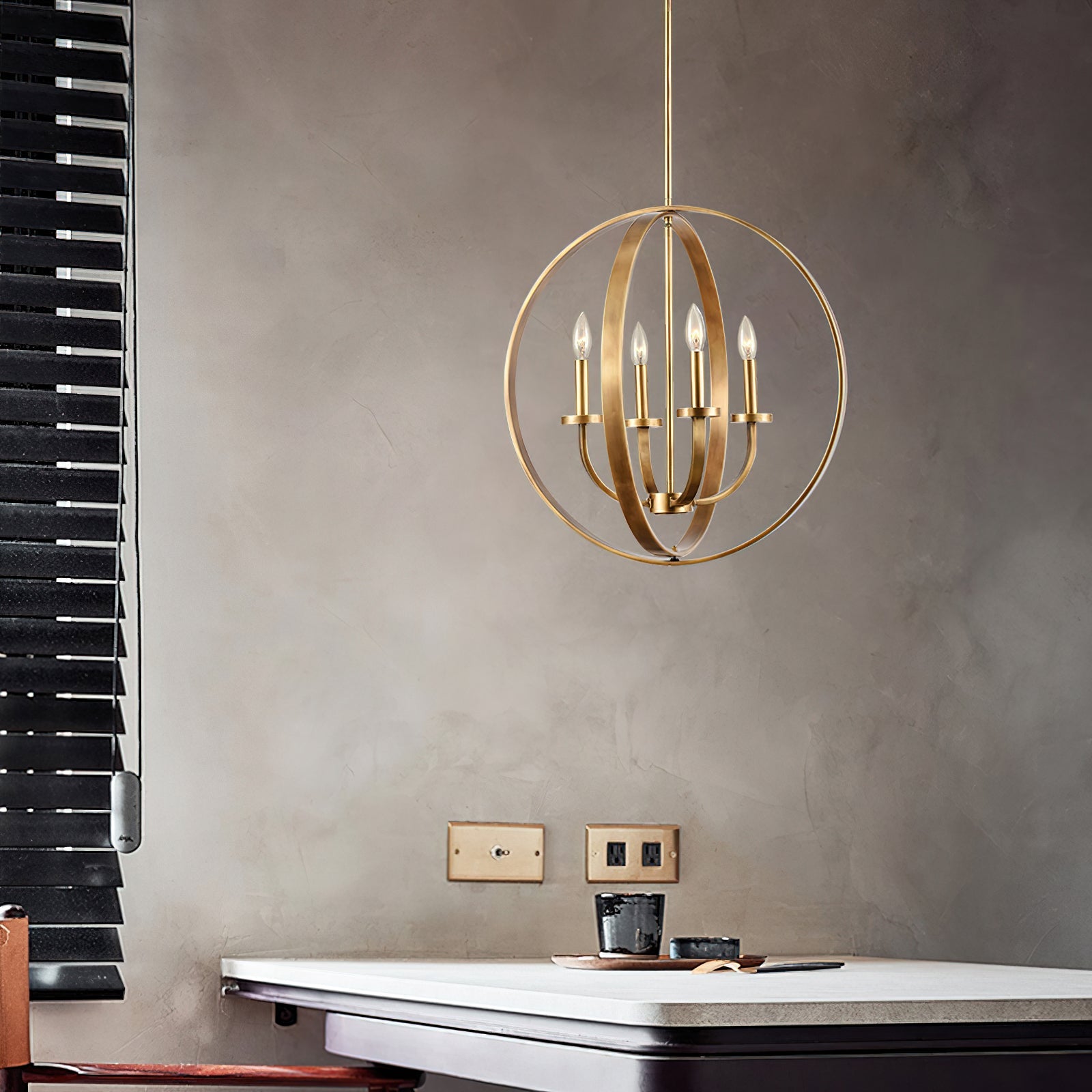 Farmhouse Lantern Chandelier - Blowlighting
