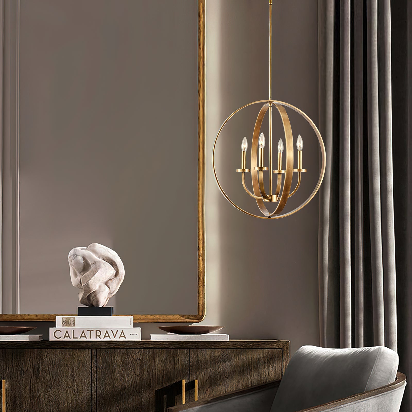 Farmhouse Lantern Chandelier - Blowlighting