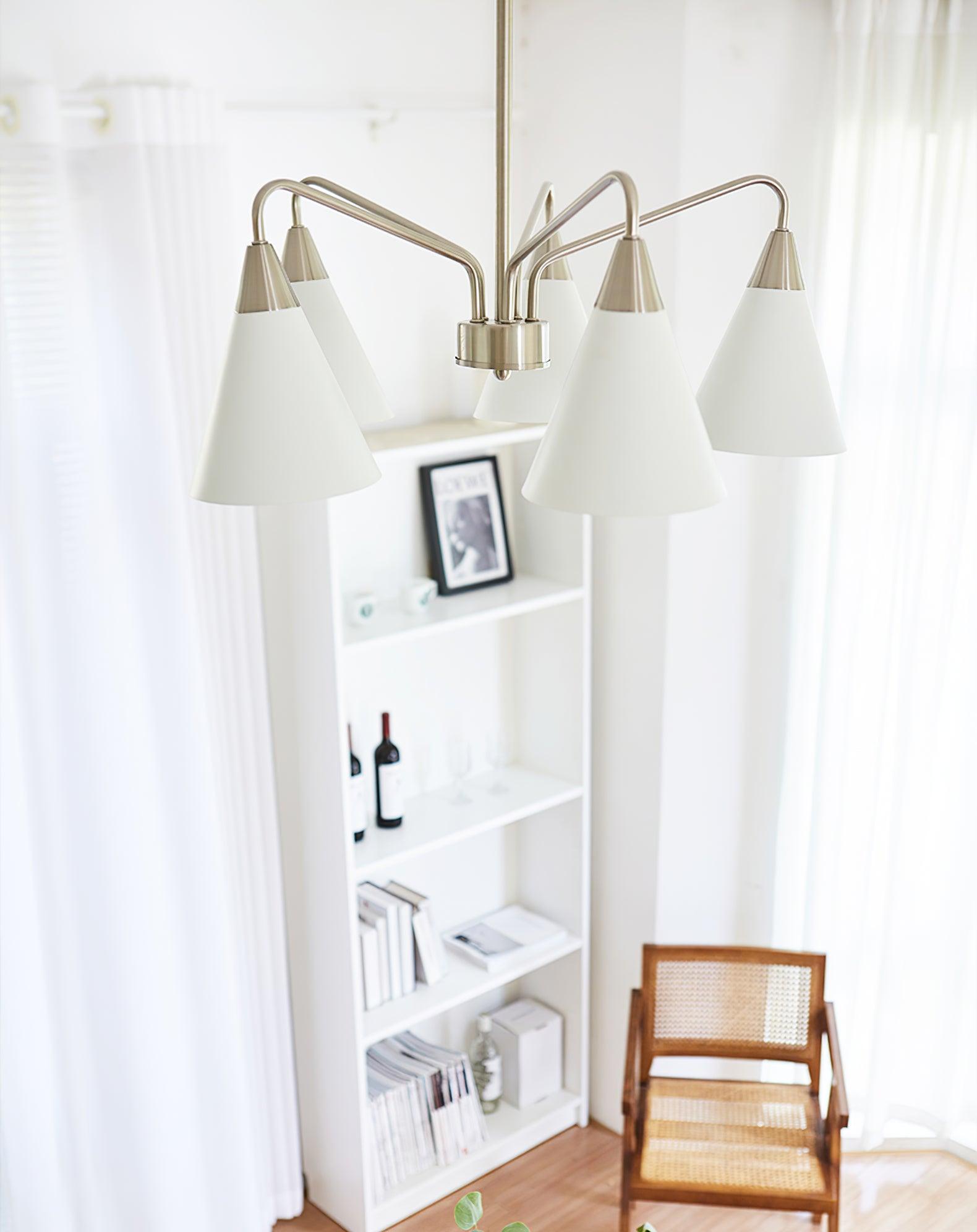 Elthaeth Premium Nordic Art Fashion Cono Metal Chandelier - Blowlighting
