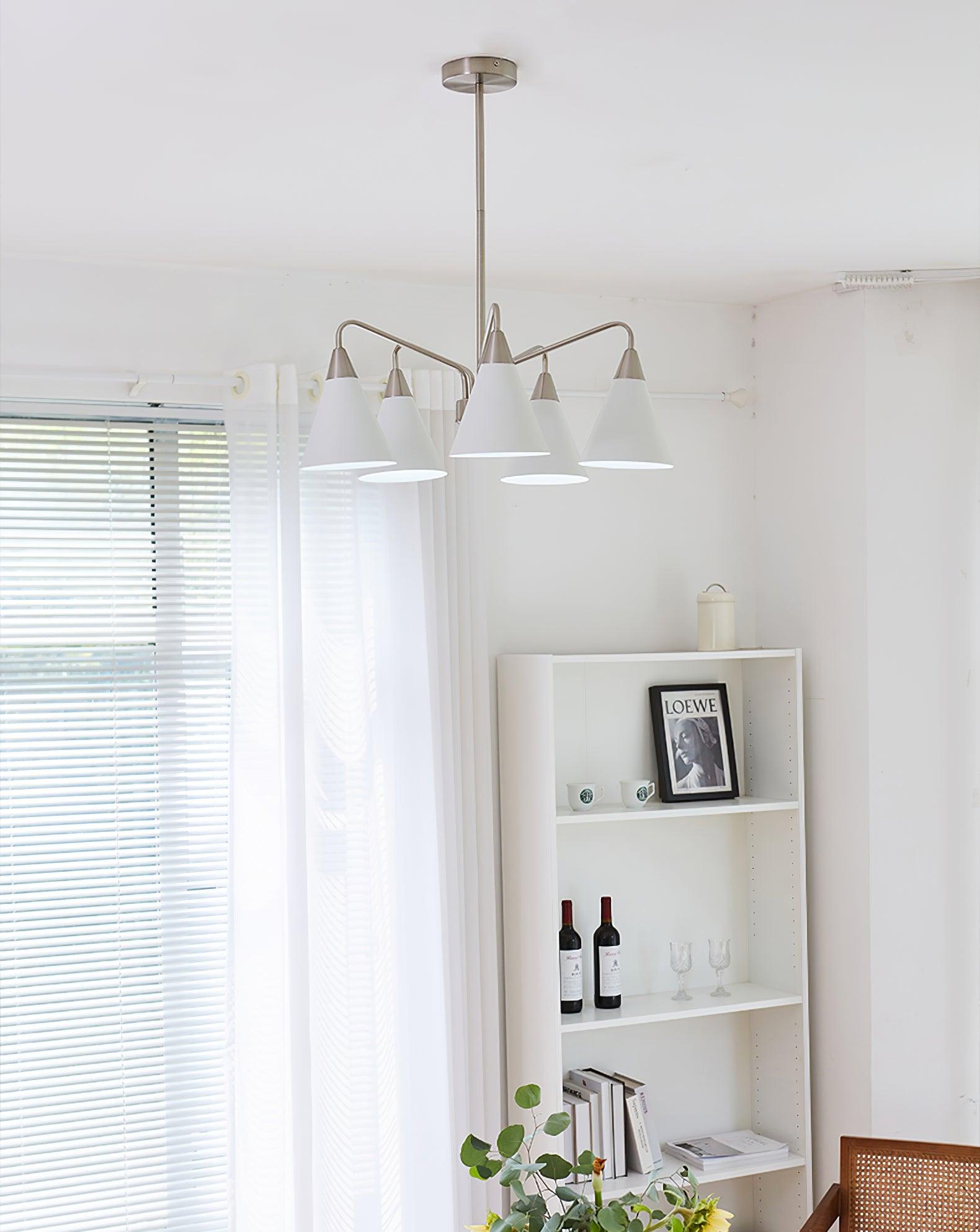 Elthaeth Premium Nordic Art Fashion Cono Metal Chandelier - Blowlighting