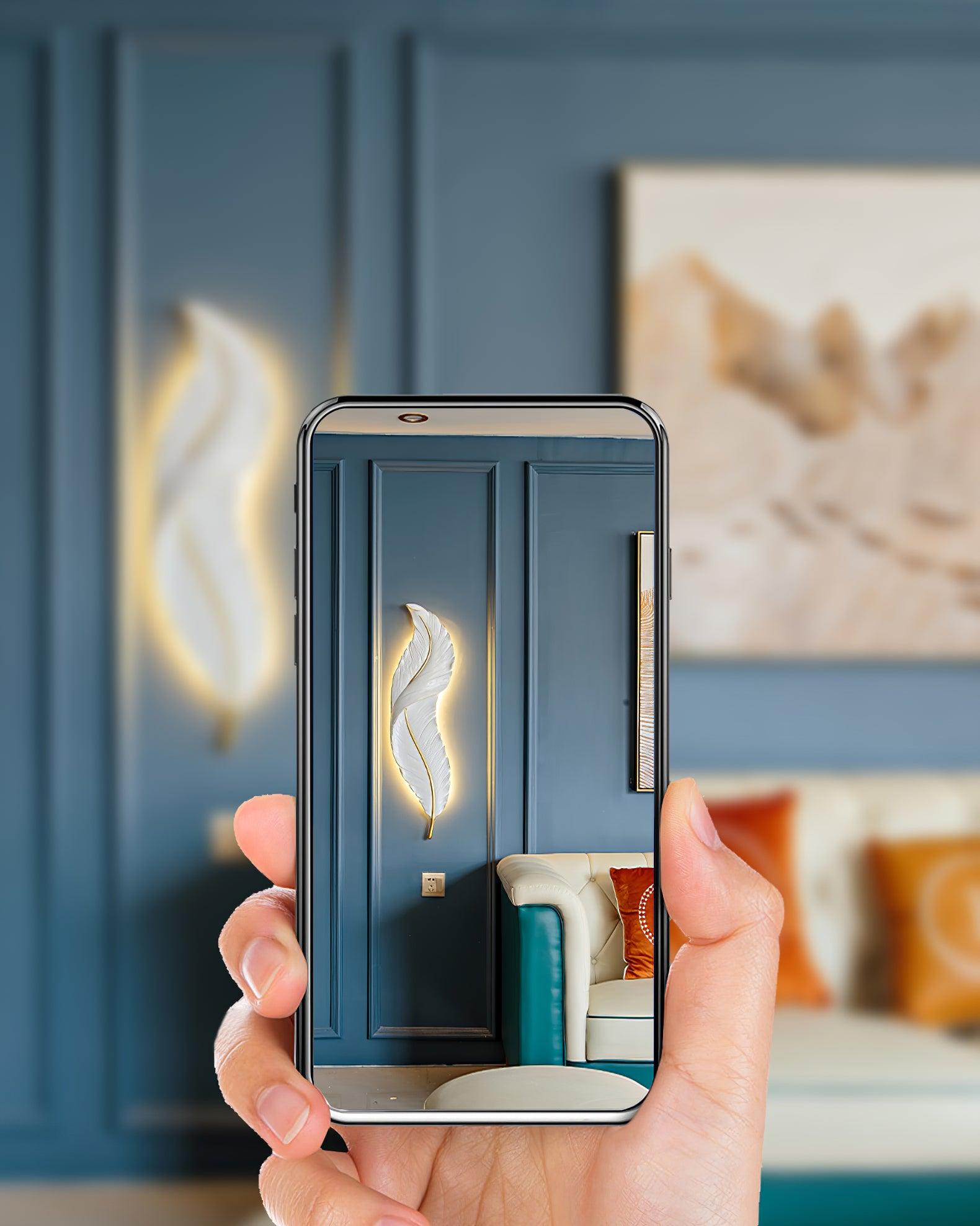 Feather Wall Lamp - Blowlighting