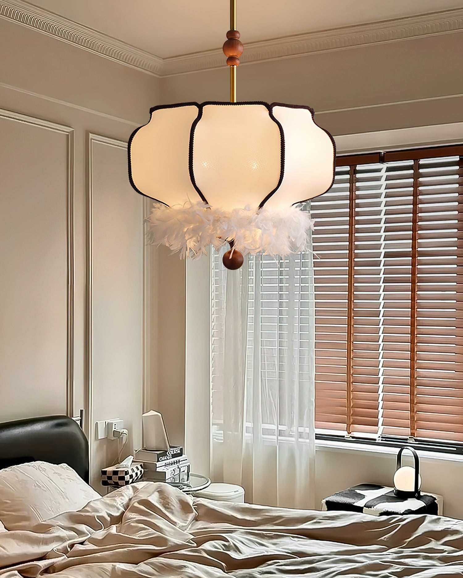 Feathered Lantern Pendant Light - Blowlighting