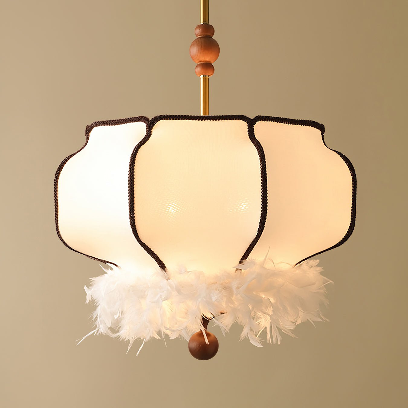 Feathered Lantern Pendant Light - Blowlighting