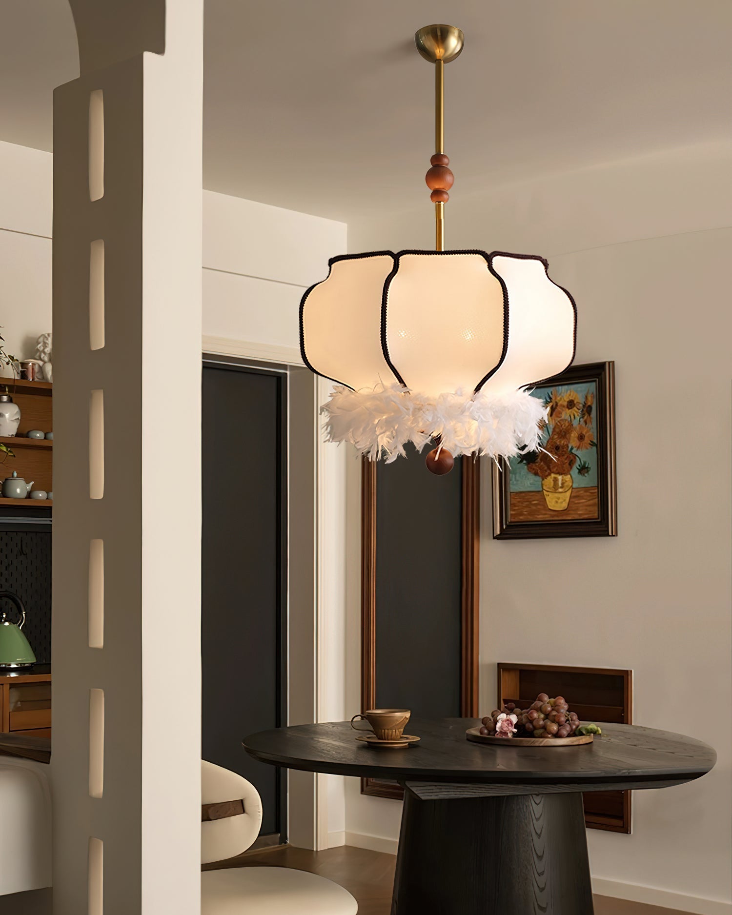 Feathered Lantern Pendant Light - Blowlighting