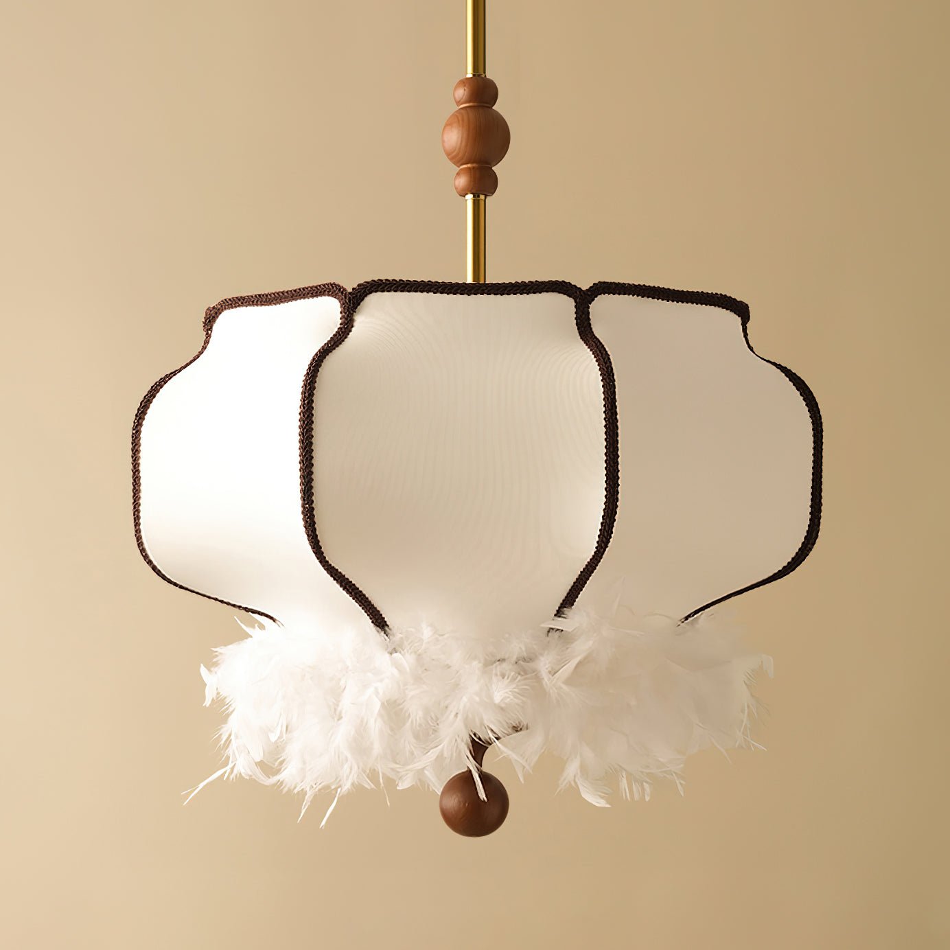 Feathered Lantern Pendant Light - Blowlighting