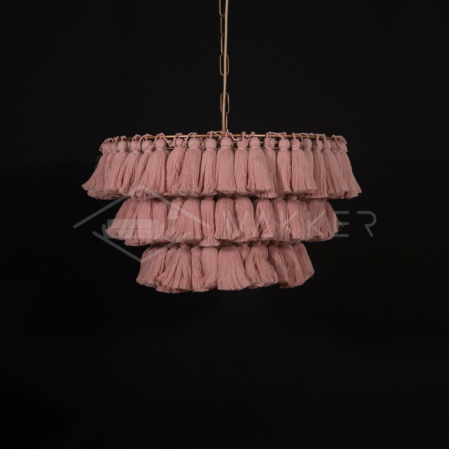 Fela Tassel Chandelier - Blowlighting