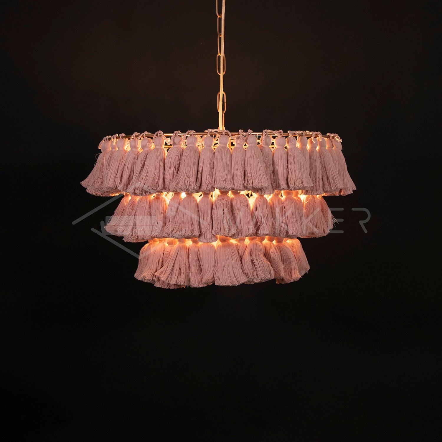 Fela Tassel Chandelier - Blowlighting