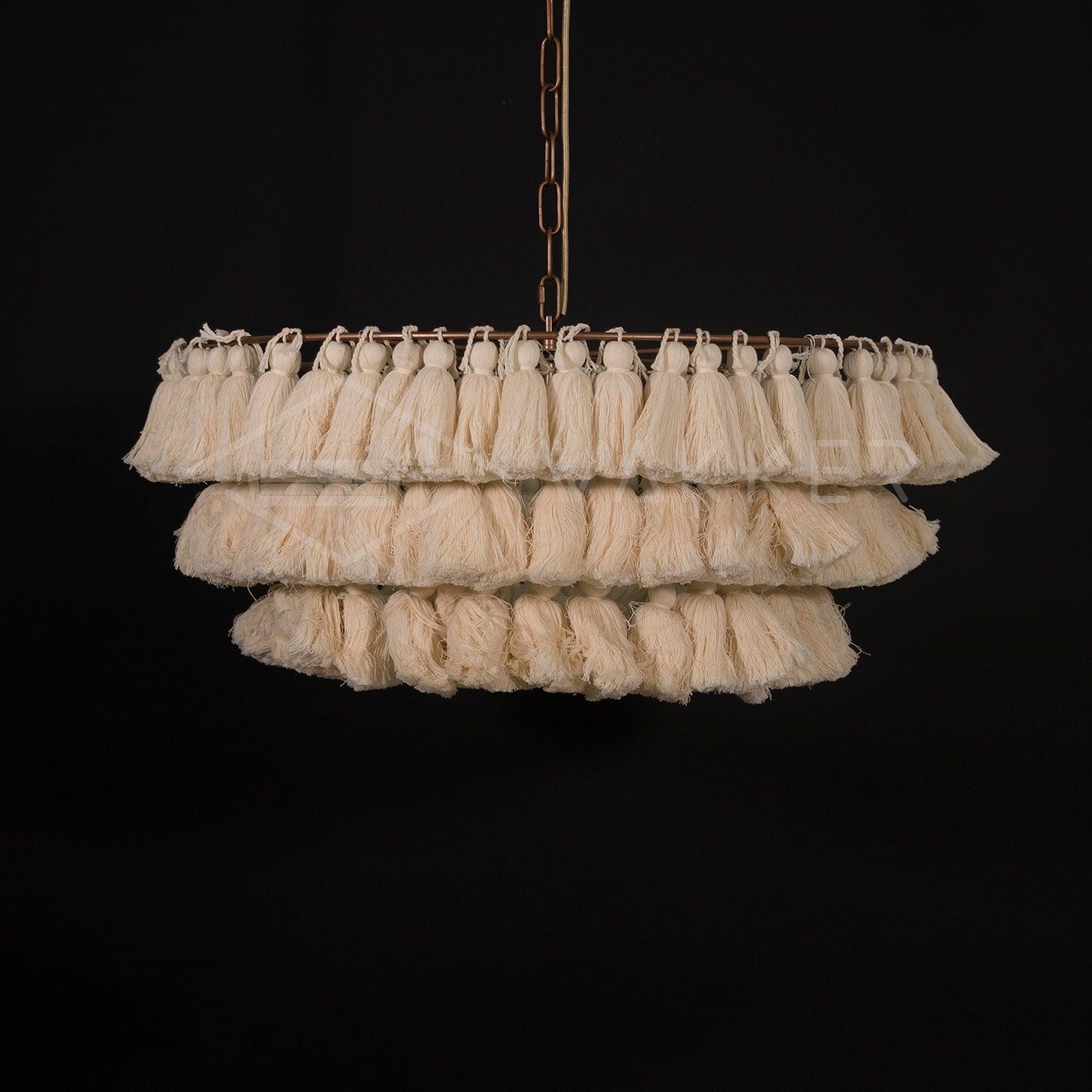 Fela Tassel Chandelier - Blowlighting