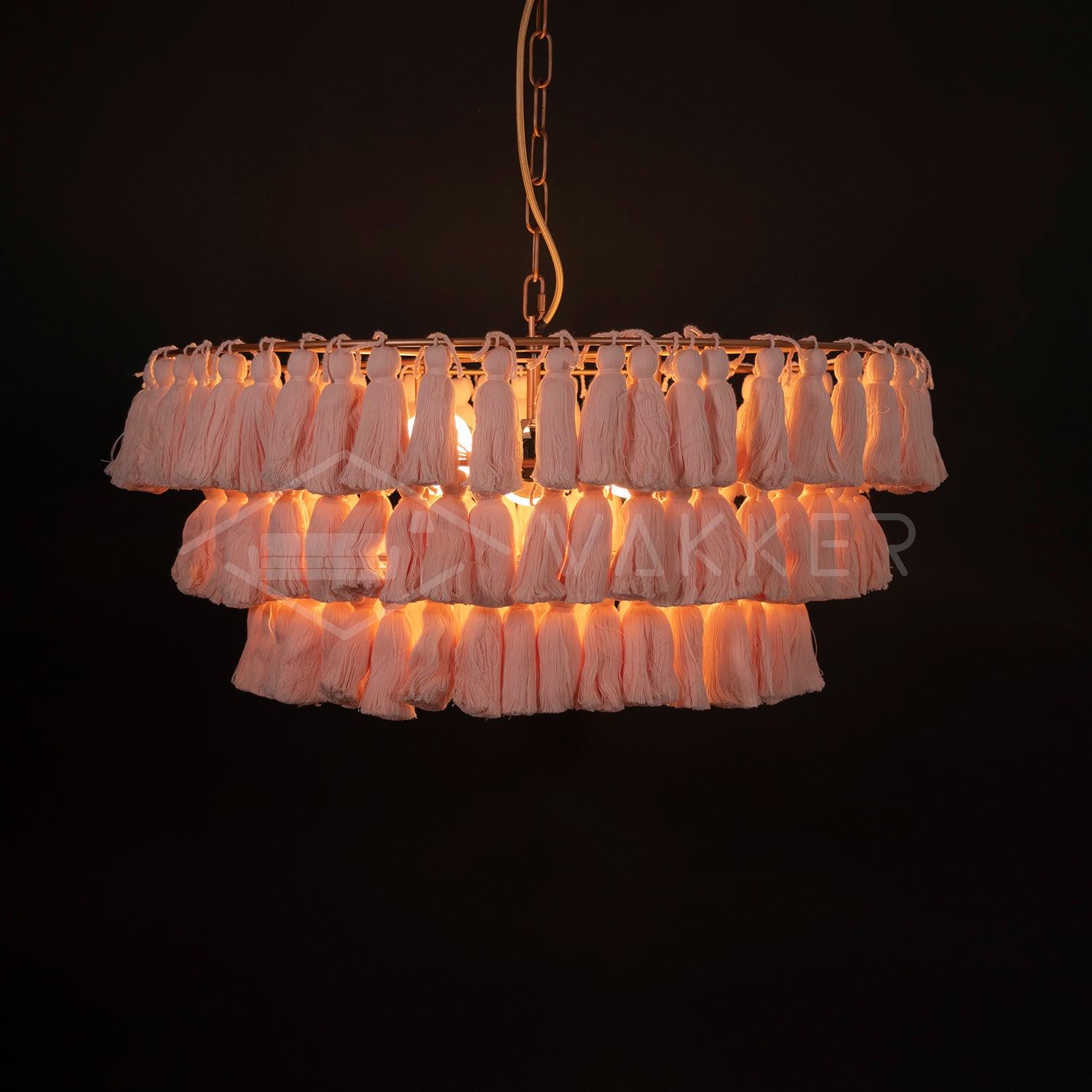Fela Tassel Chandelier - Blowlighting