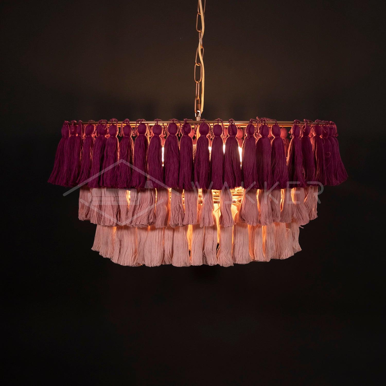 Fela Tassel Chandelier - Blowlighting
