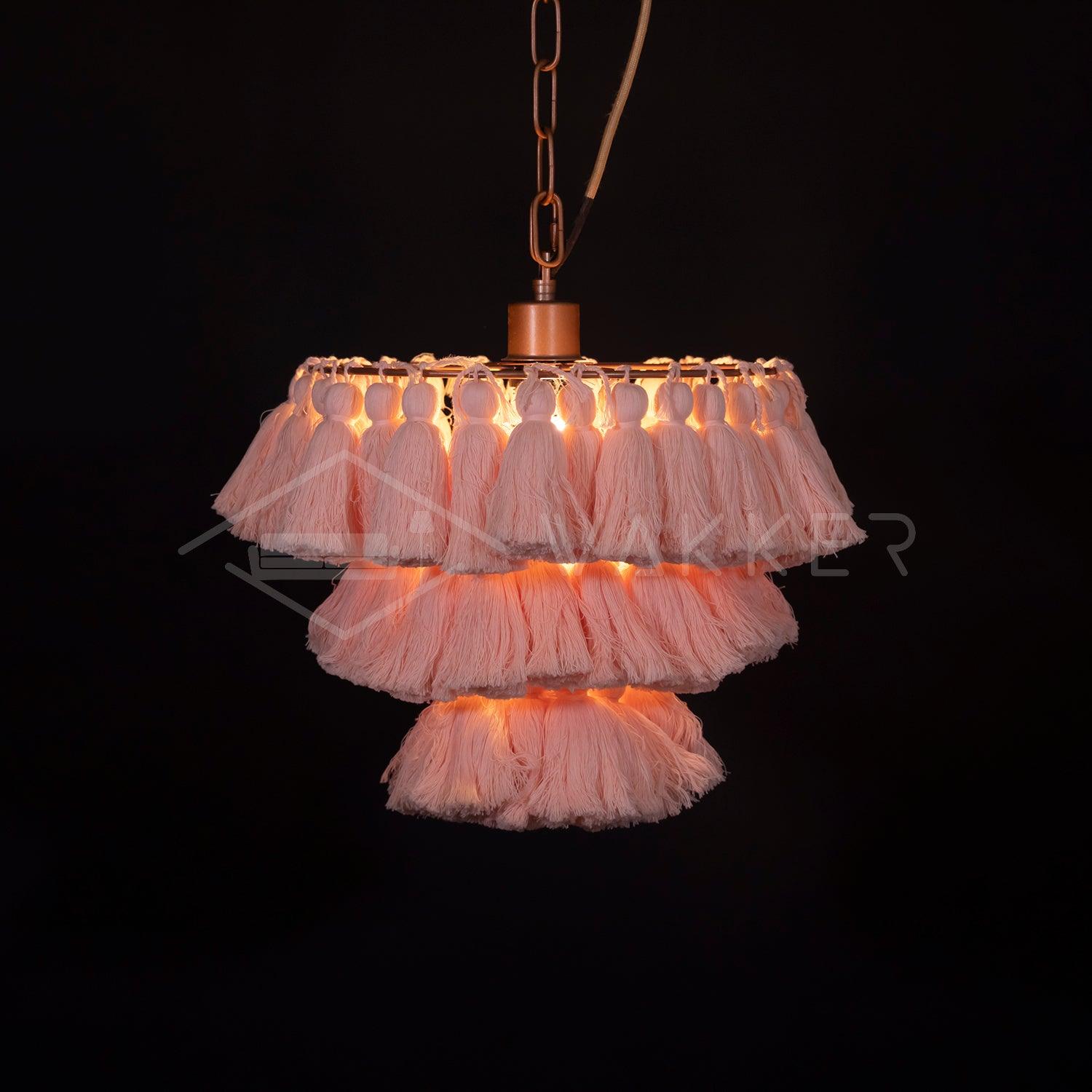 Fela Tassel Chandelier - Blowlighting
