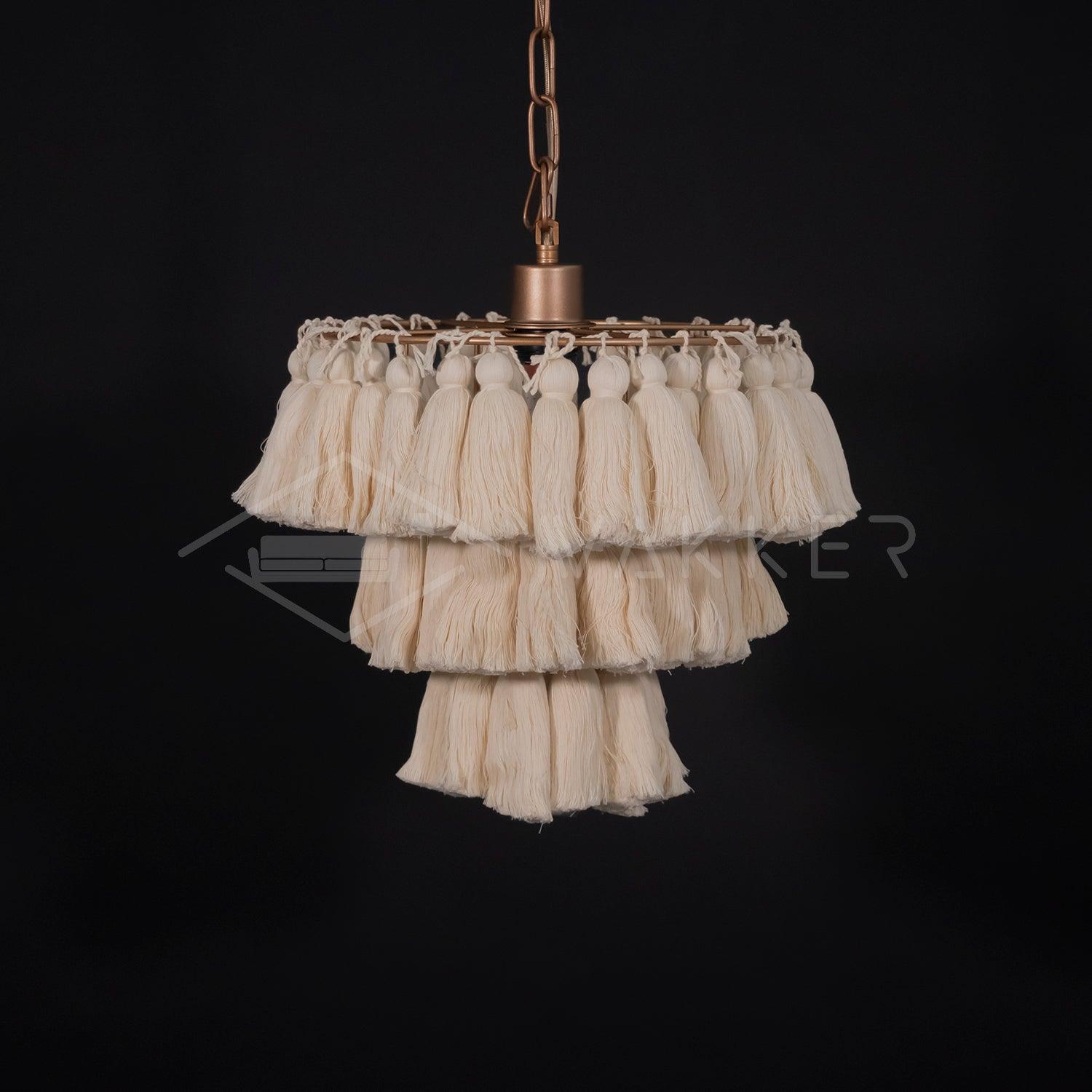 Fela Tassel Chandelier - Blowlighting