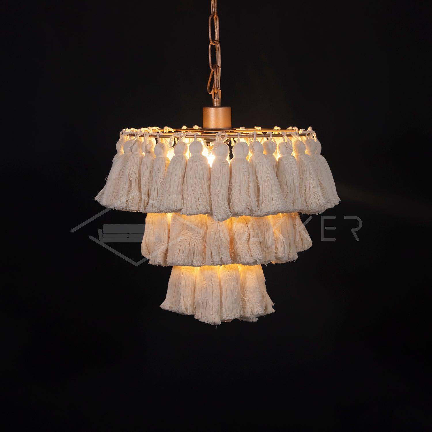Fela Tassel Chandelier - Blowlighting