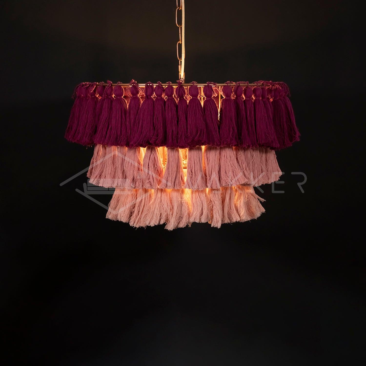 Fela Tassel Chandelier - Blowlighting
