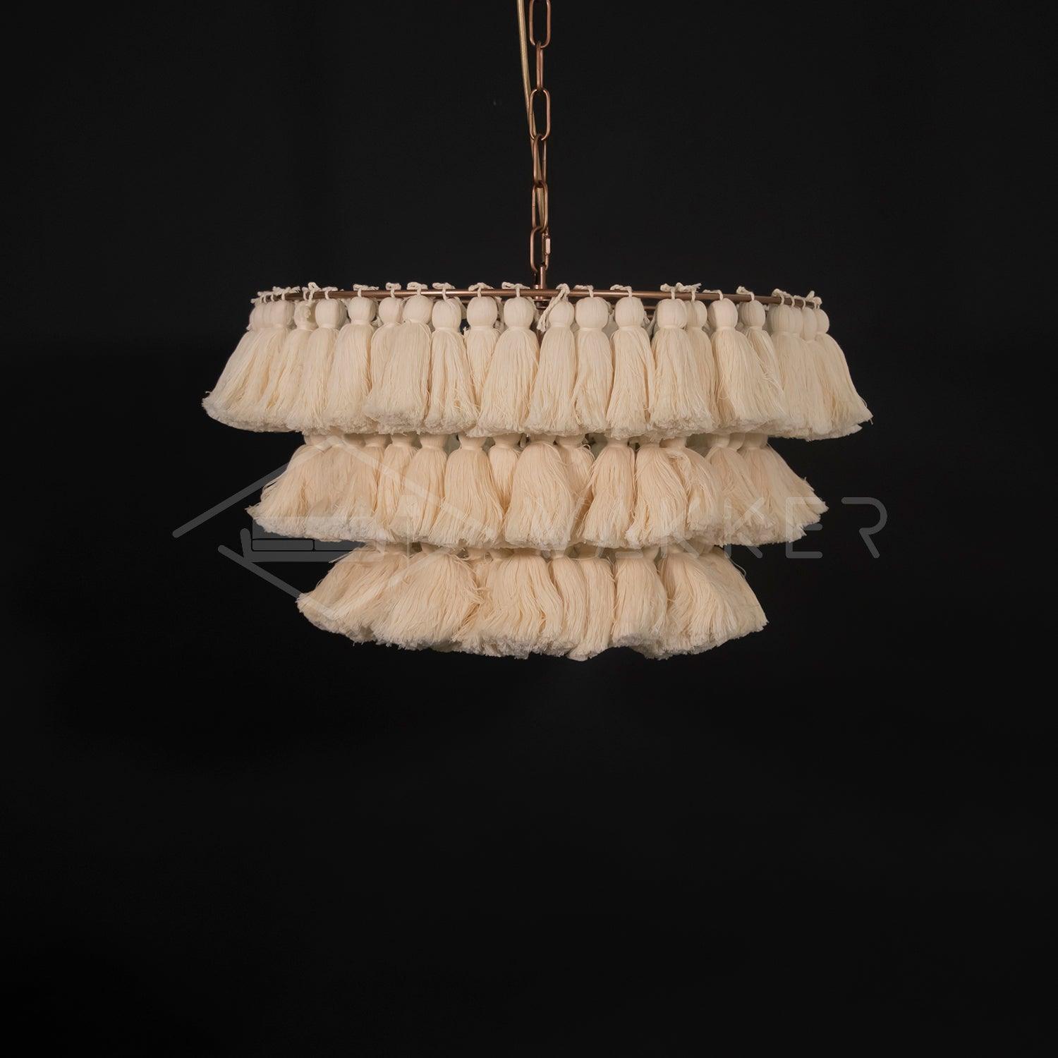 Fela Tassel Chandelier - Blowlighting