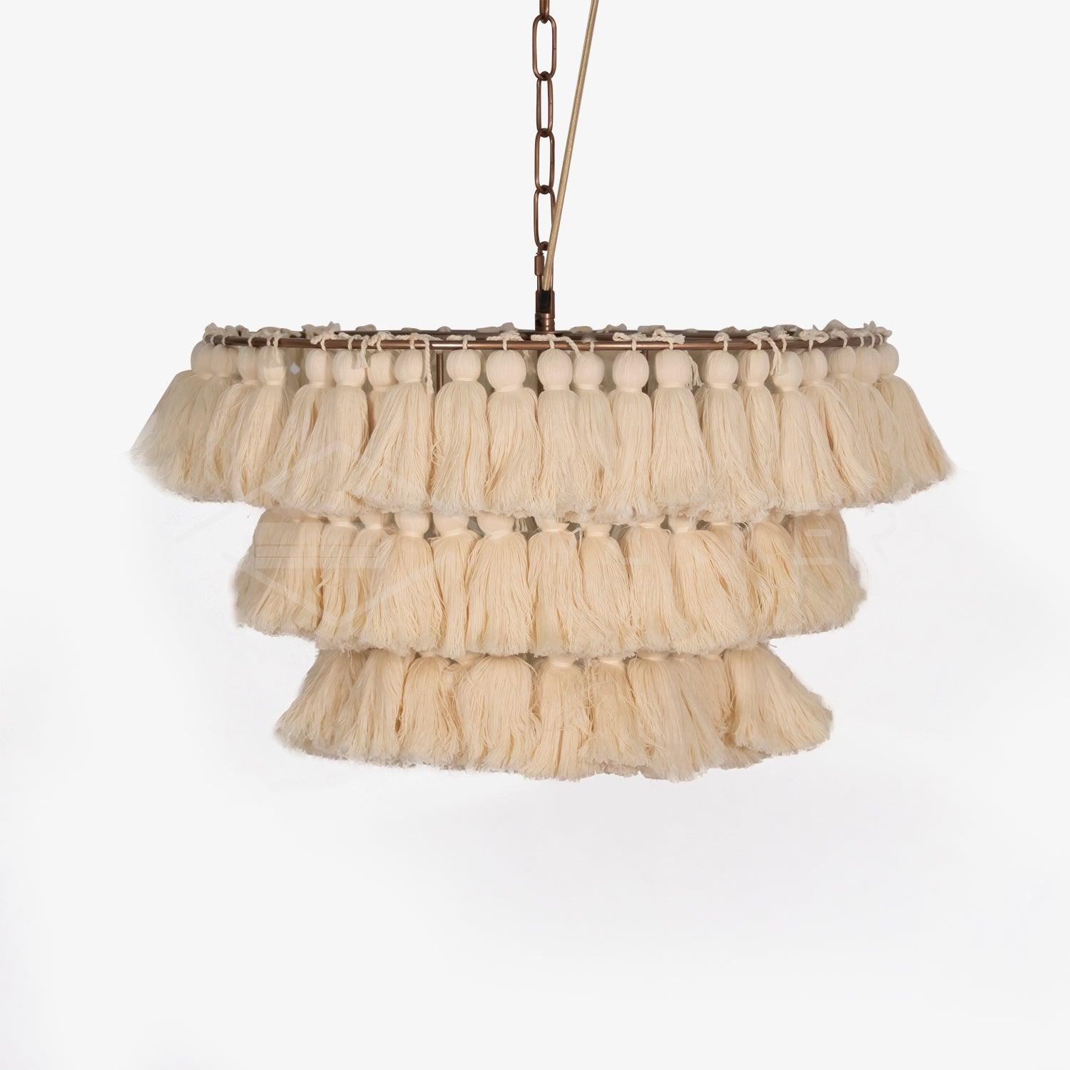 Fela Tassel Chandelier - Blowlighting