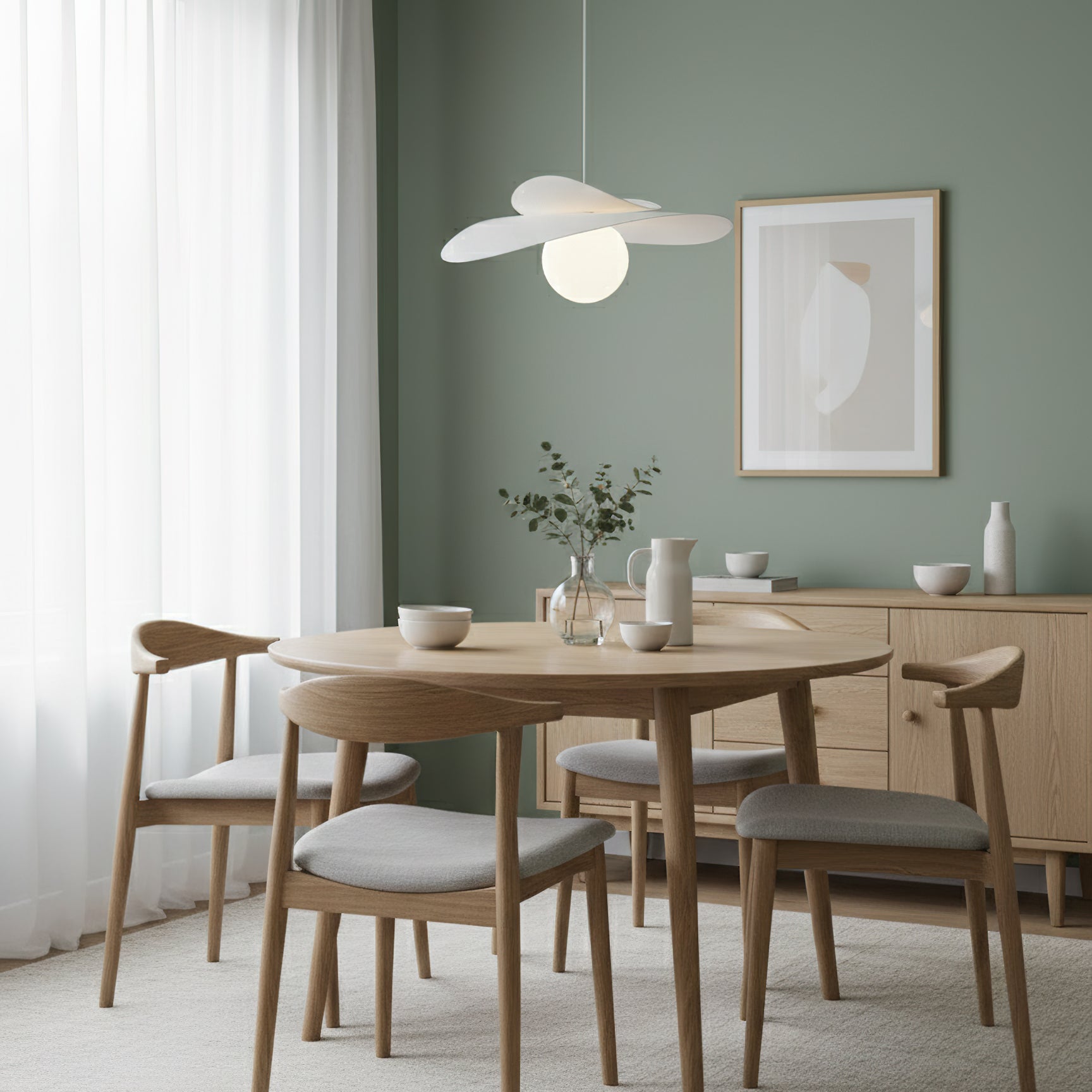 Fiksa Minimalist Metal Pendant Light