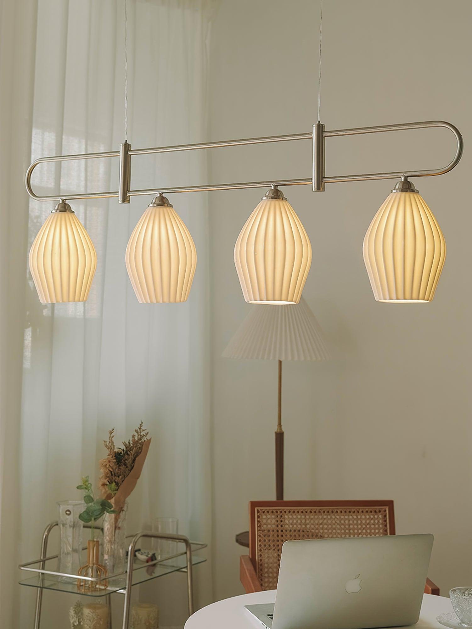 Arlirir Modern Minimalist Art Metal Ceramic Pendant Light - Blowlighting