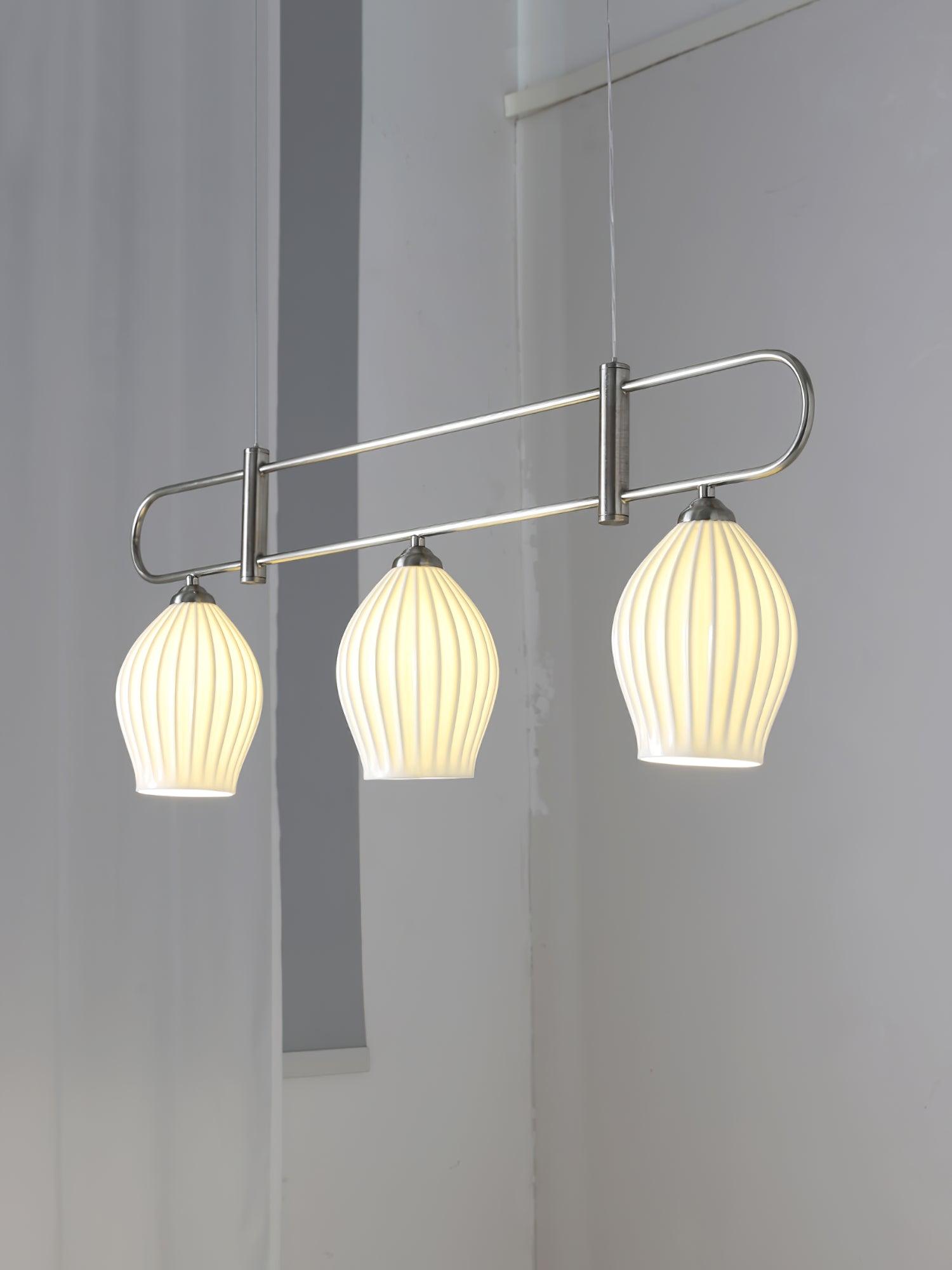 Arlirir Modern Minimalist Art Metal Ceramic Pendant Light - Blowlighting