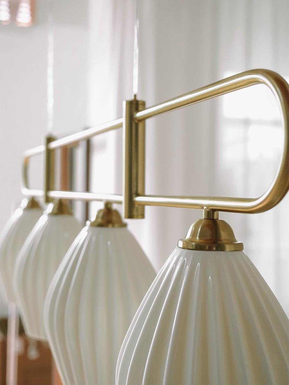 Arlirir Modern Minimalist Art Metal Ceramic Pendant Light - Blowlighting