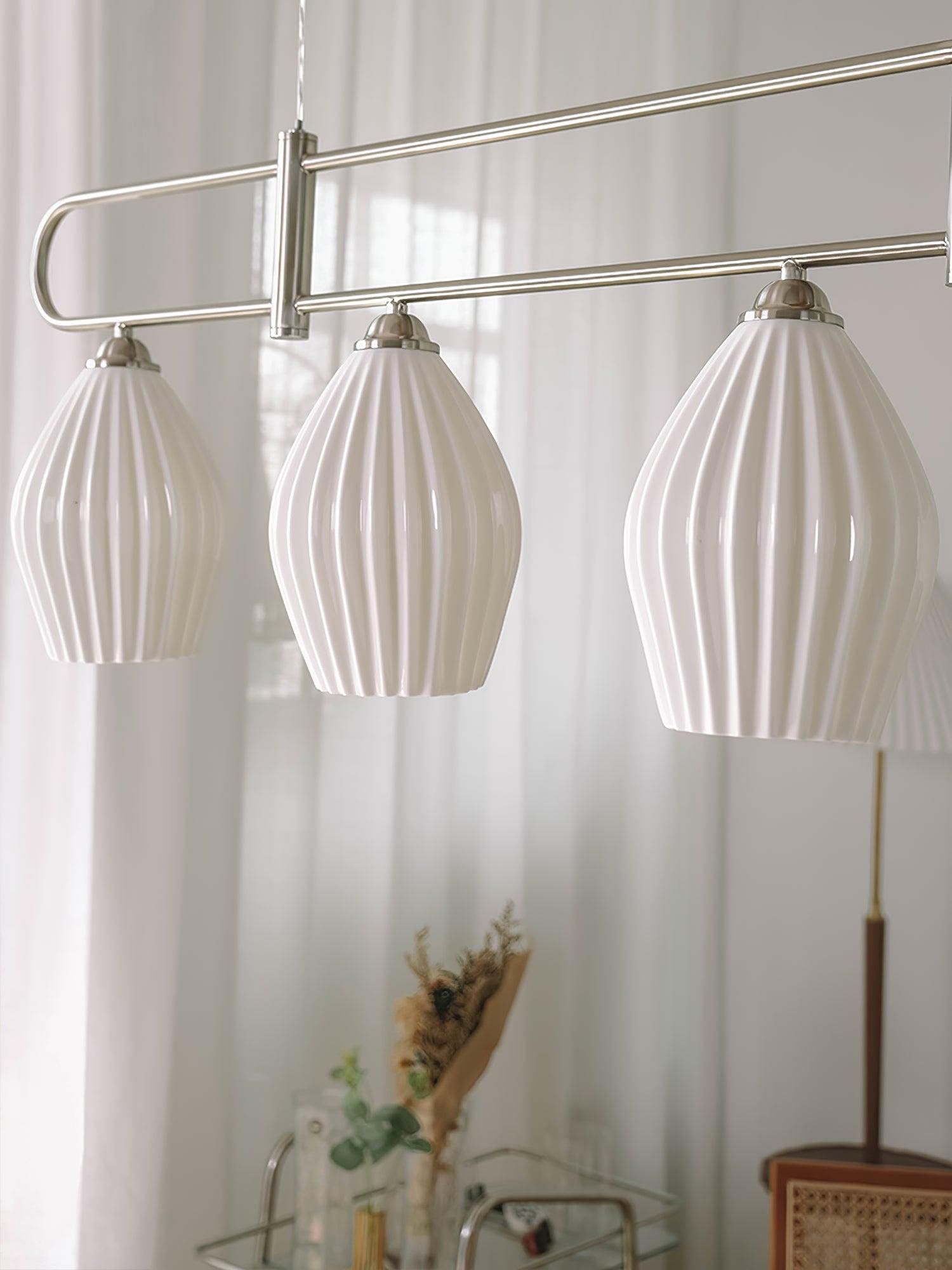 Arlirir Modern Minimalist Art Metal Ceramic Pendant Light - Blowlighting