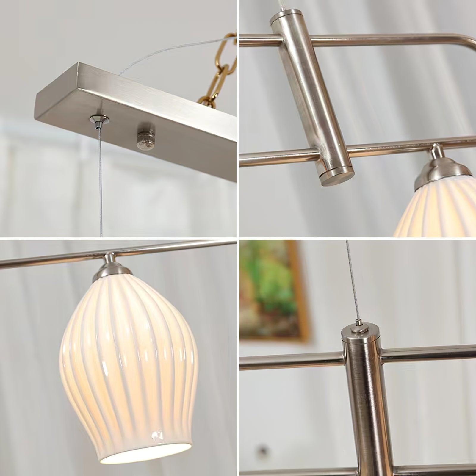 Arlirir Modern Minimalist Art Metal Ceramic Pendant Light - Blowlighting
