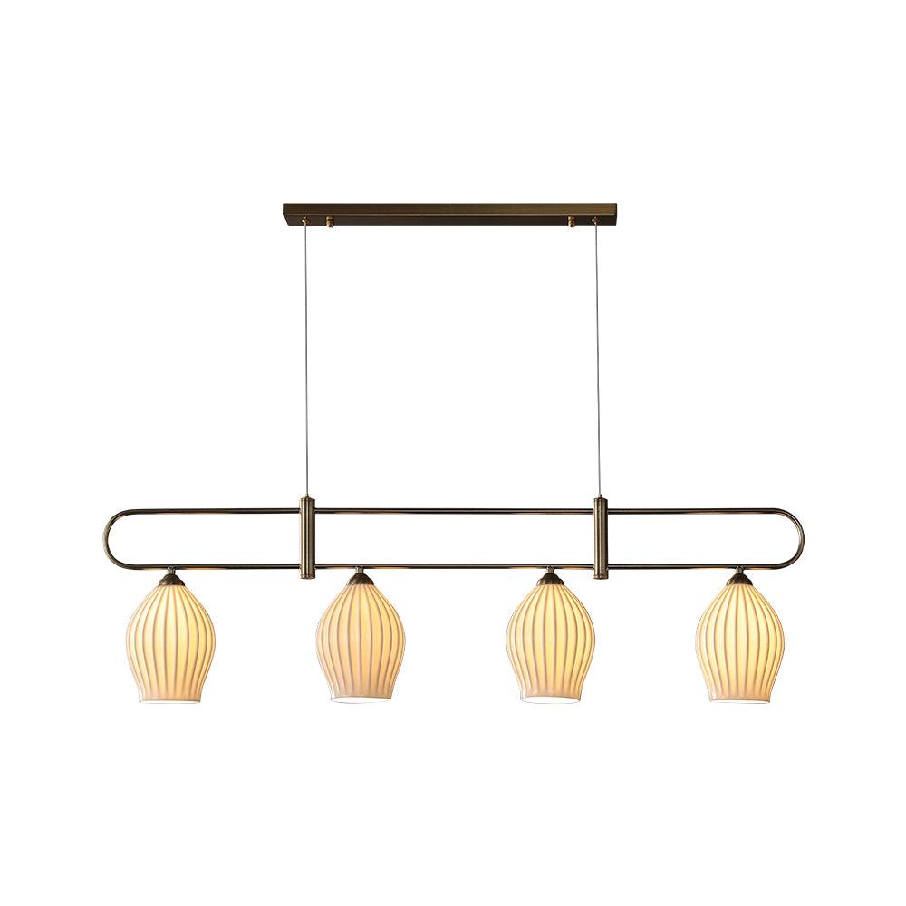 Arlirir Modern Minimalist Art Metal Ceramic Pendant Light - Blowlighting