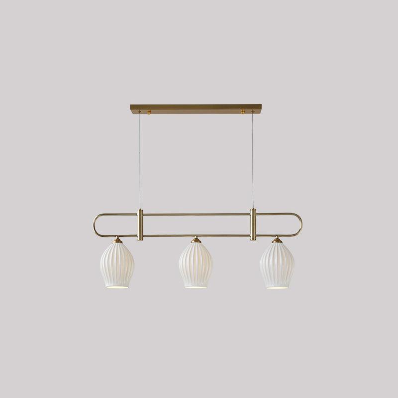 Arlirir Modern Minimalist Art Metal Ceramic Pendant Light - Blowlighting