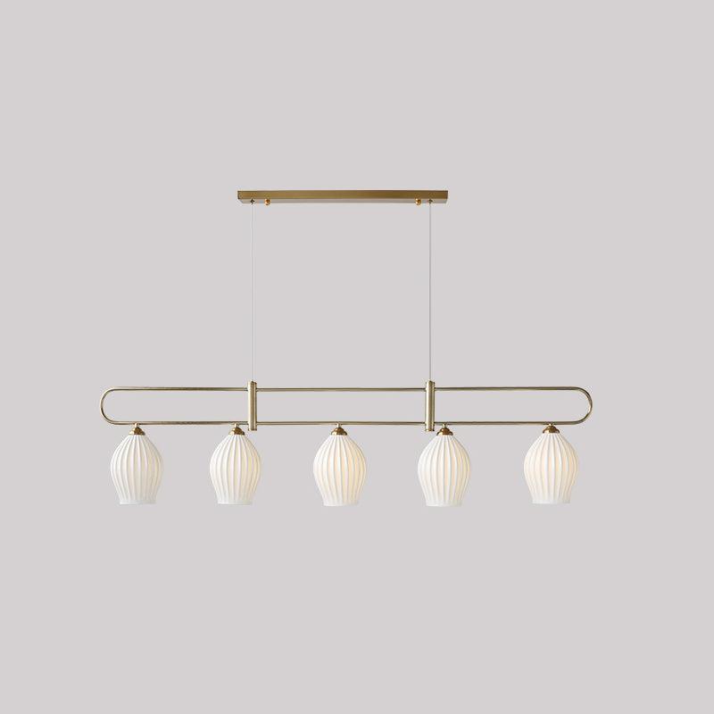 Arlirir Modern Minimalist Art Metal Ceramic Pendant Light - Blowlighting