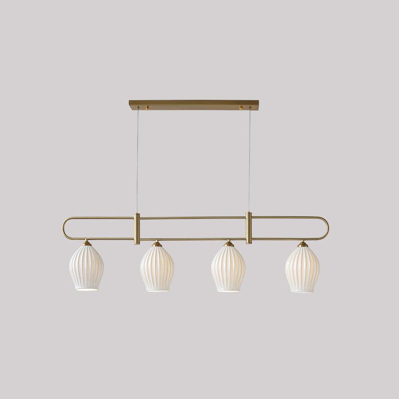 Arlirir Modern Minimalist Art Metal Ceramic Pendant Light - Blowlighting