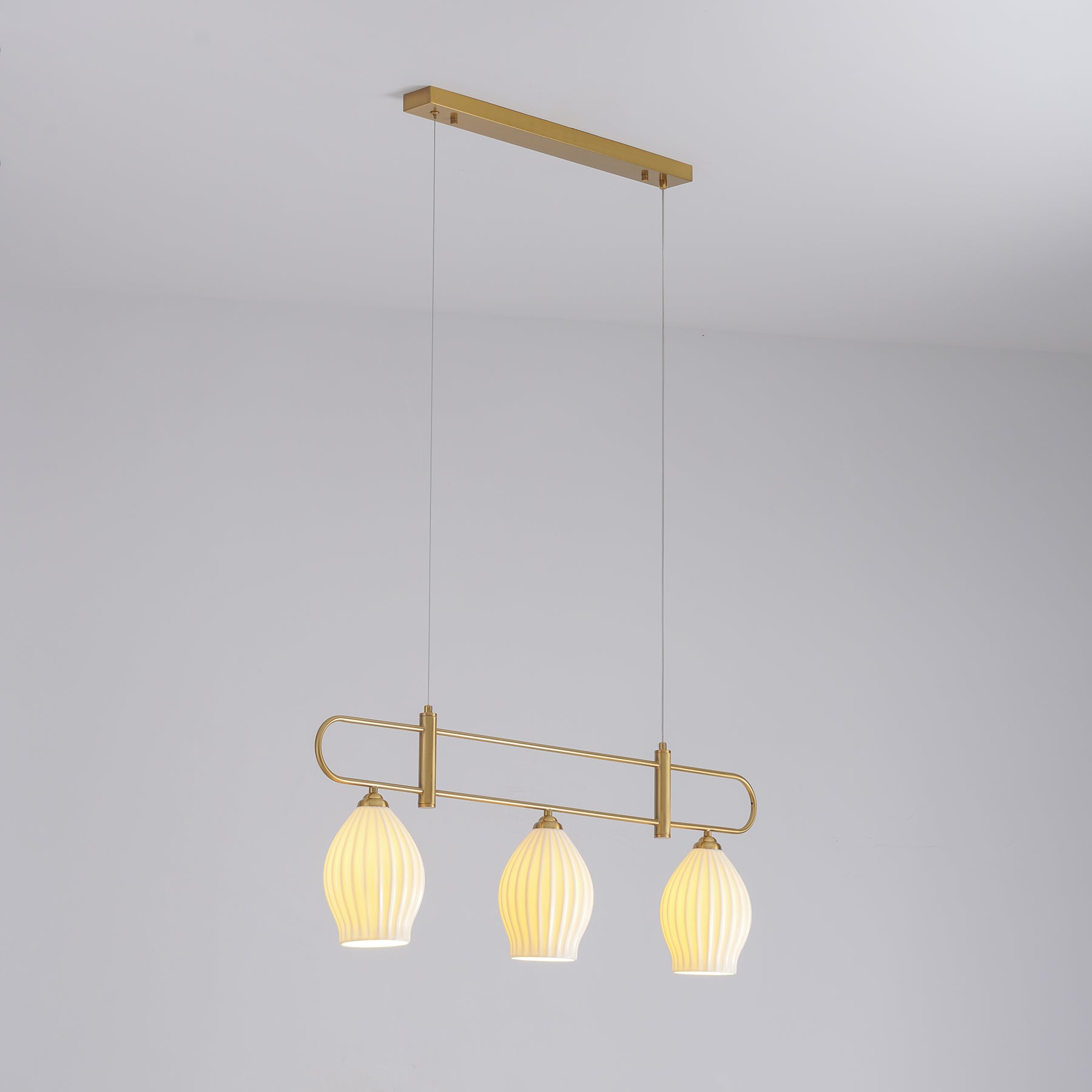 Arlirir Modern Minimalist Art Metal Ceramic Pendant Light - Blowlighting