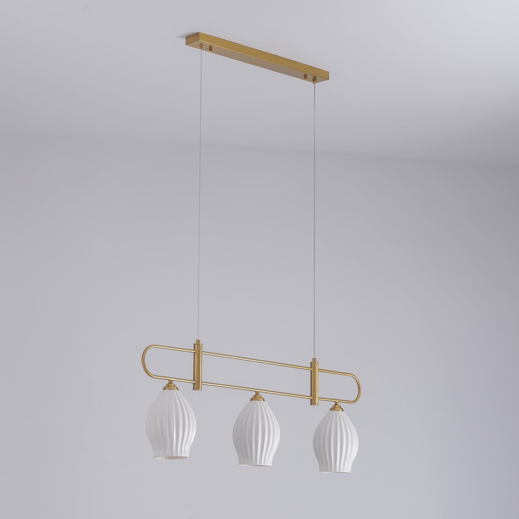 Arlirir Modern Minimalist Art Metal Ceramic Pendant Light - Blowlighting