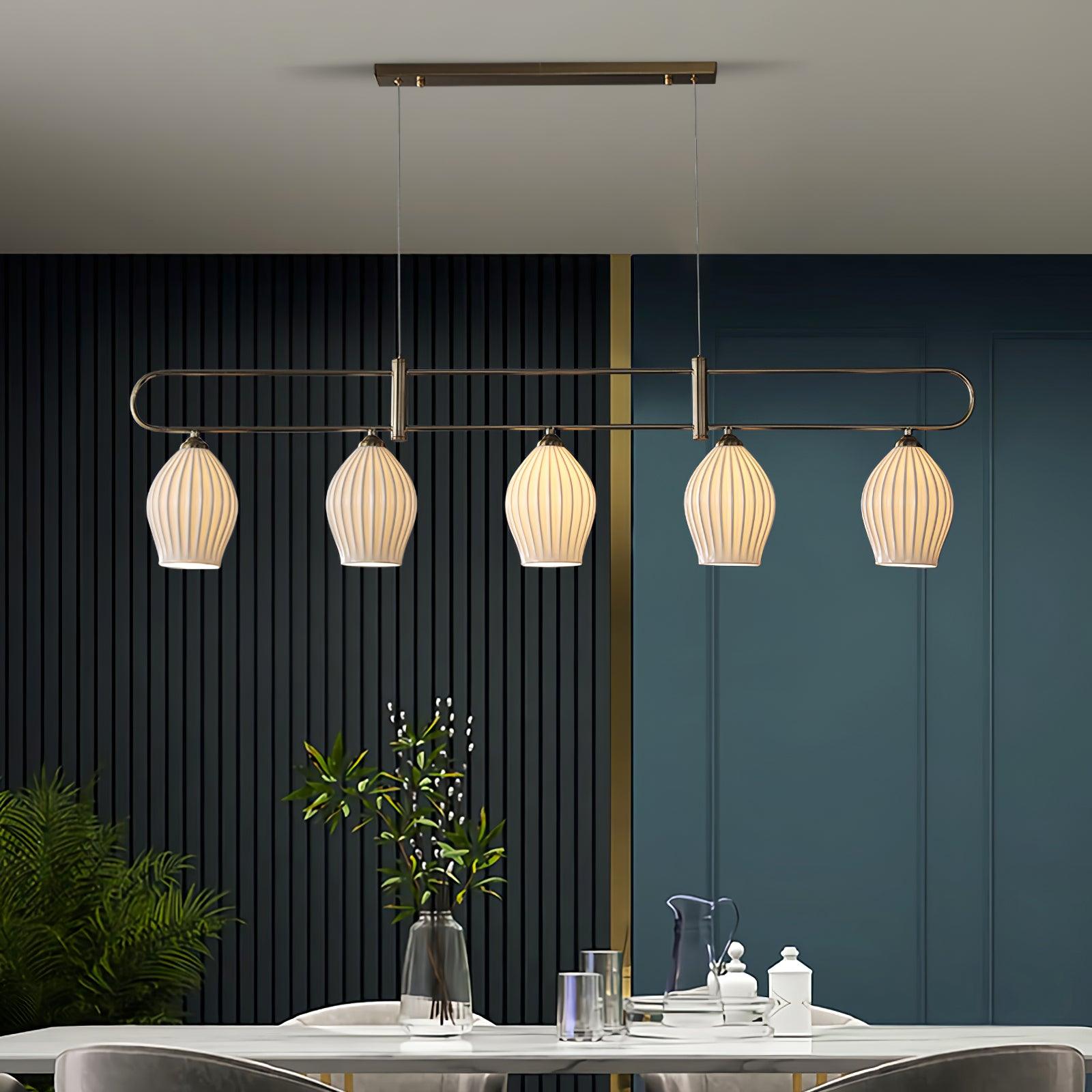 Arlirir Modern Minimalist Art Metal Ceramic Pendant Light - Blowlighting