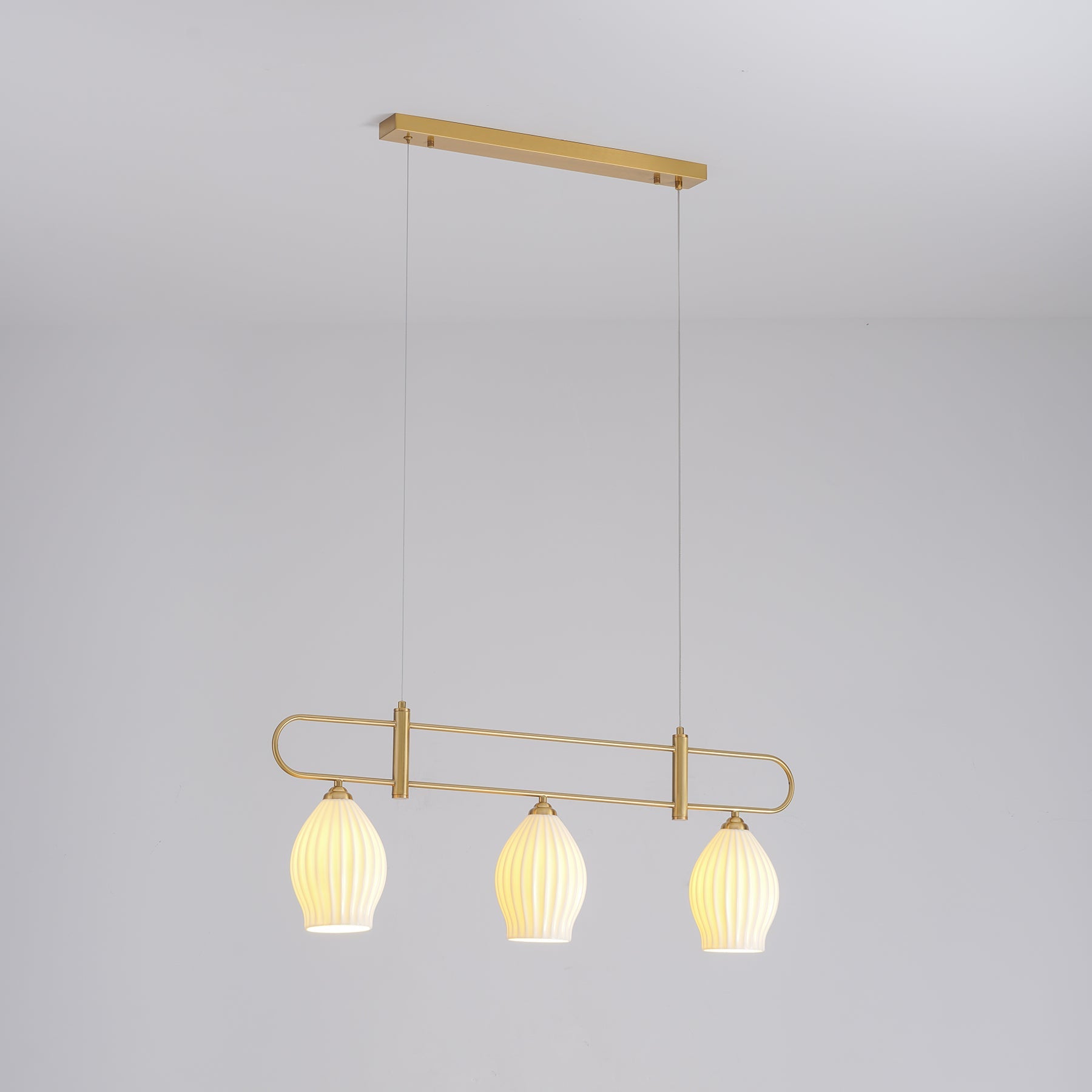 Arlirir Modern Minimalist Art Metal Ceramic Pendant Light - Blowlighting