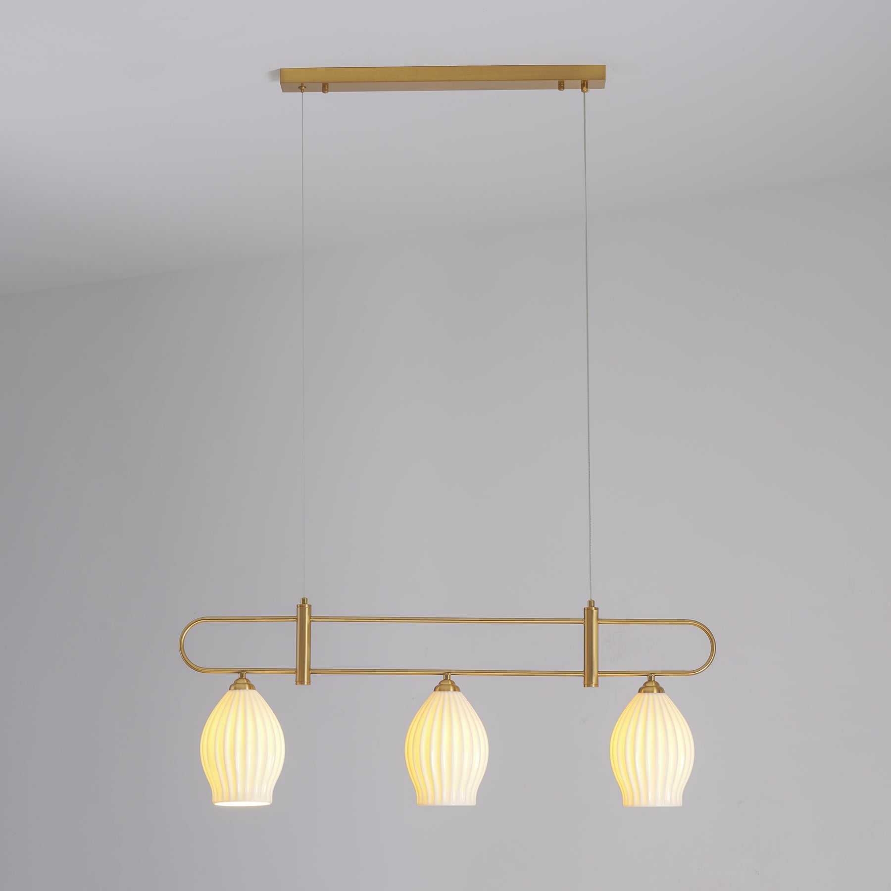 Arlirir Modern Minimalist Art Metal Ceramic Pendant Light - Blowlighting