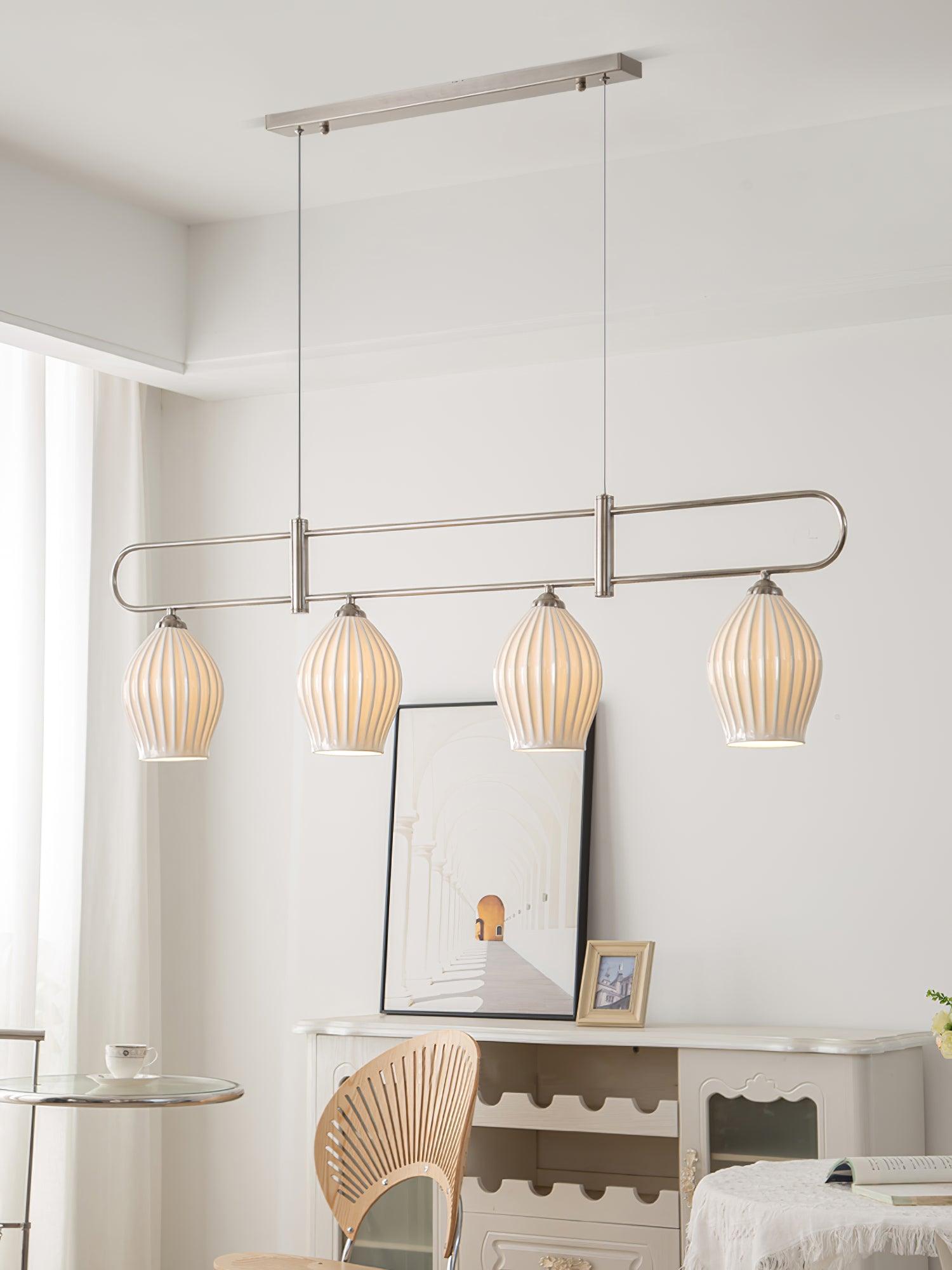 Arlirir Modern Minimalist Art Metal Ceramic Pendant Light - Blowlighting