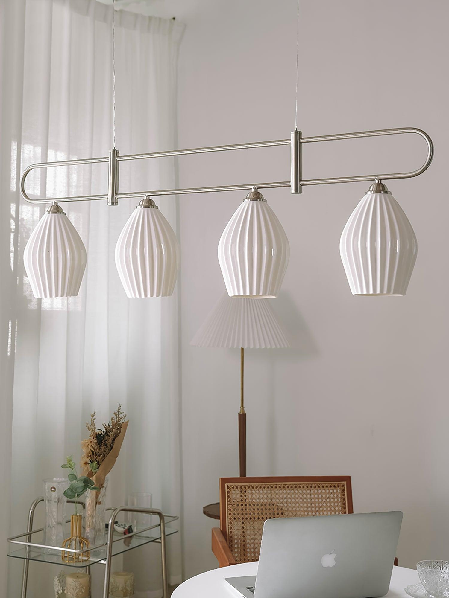Arlirir Modern Minimalist Art Metal Ceramic Pendant Light - Blowlighting