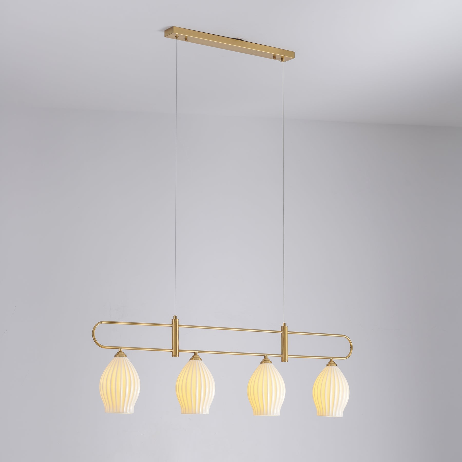 Arlirir Modern Minimalist Art Metal Ceramic Pendant Light - Blowlighting