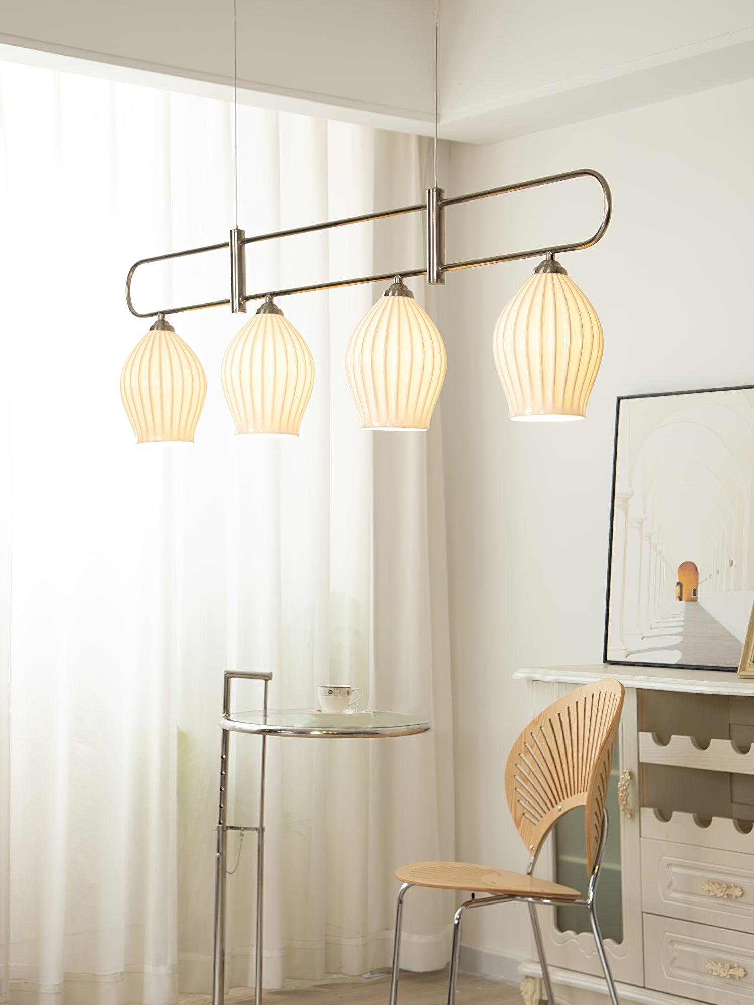 Arlirir Modern Minimalist Art Metal Ceramic Pendant Light - Blowlighting