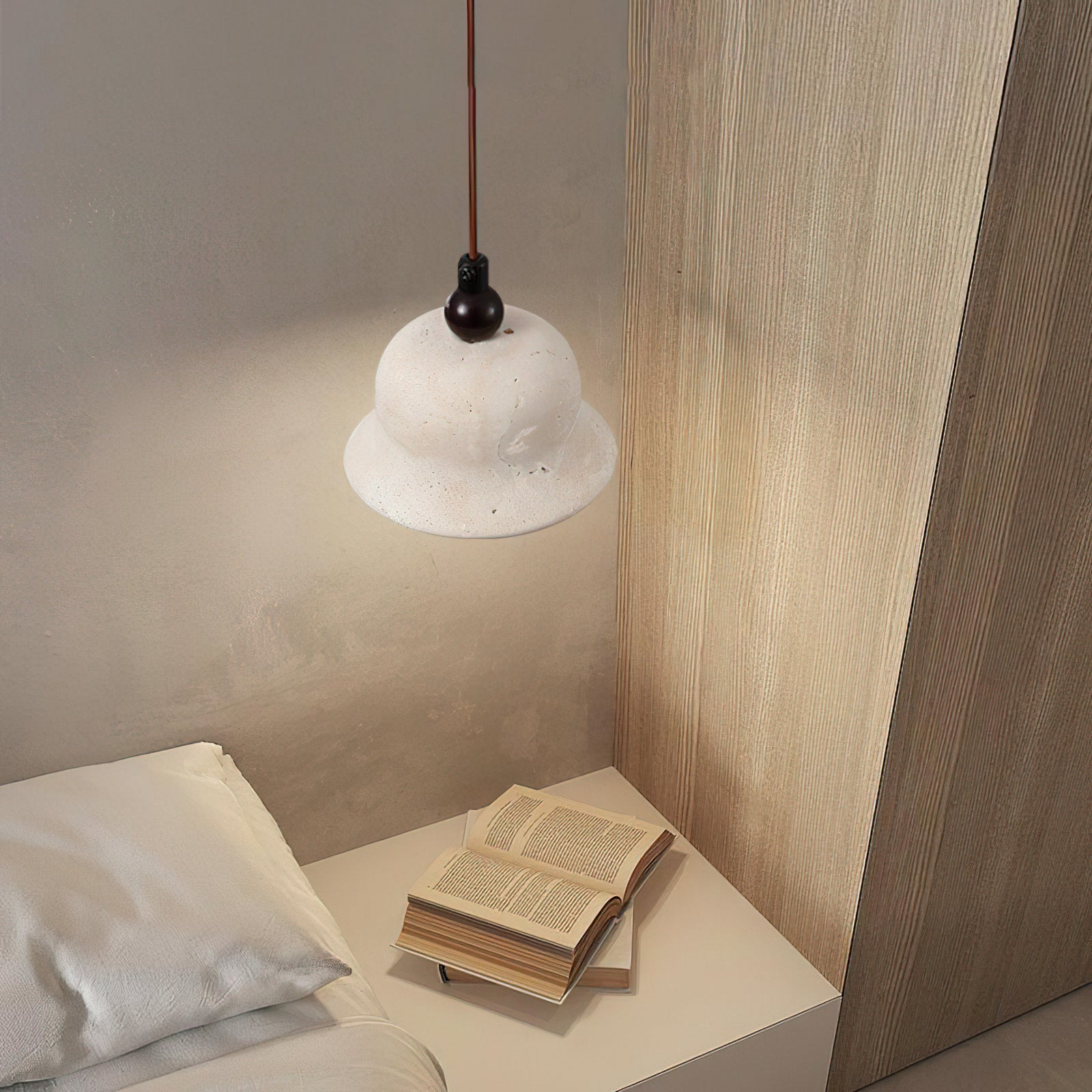 Fiorky Modern Travertine Pendant Light