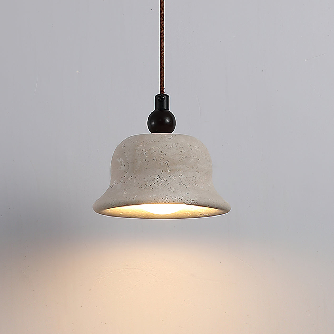 Fiorky Modern Travertine Pendant Light